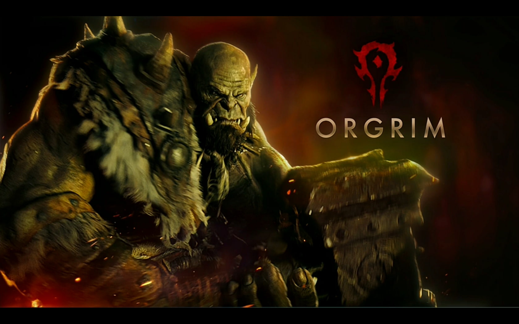 movie, human representation, Warcraft Movie, representation, digital composite, male likeness, Wow Movie, 720P, bone, text, western script, black background, HD Wallpaper