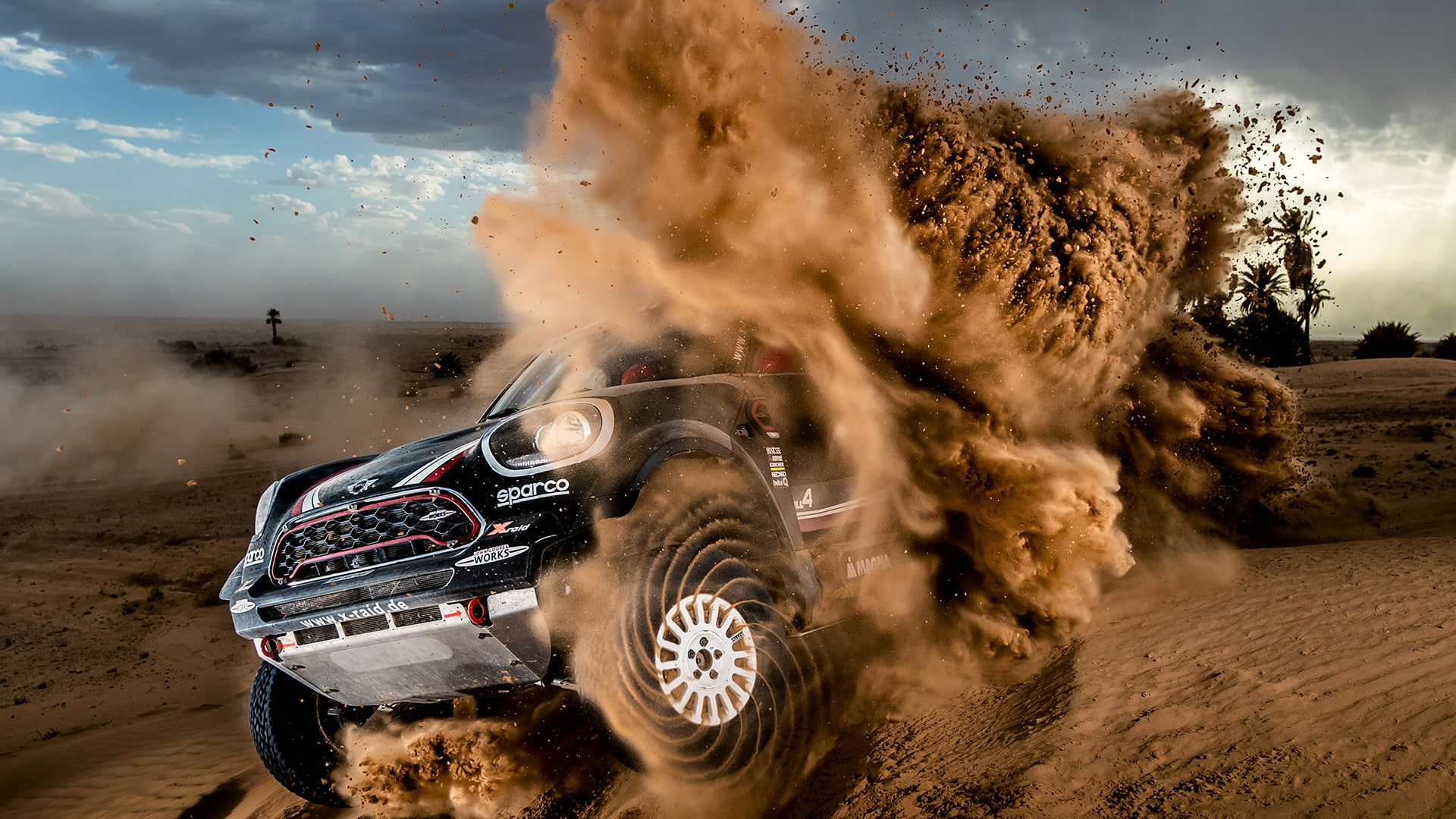 Race, Desert, Sport, SUV, Rally, 1080P, X-Raid, Mini, X-Raid Team, MINI John Cooper Works, Dakar, Sand, X Raid, MINI Cooper, Dune, HD Wallpaper