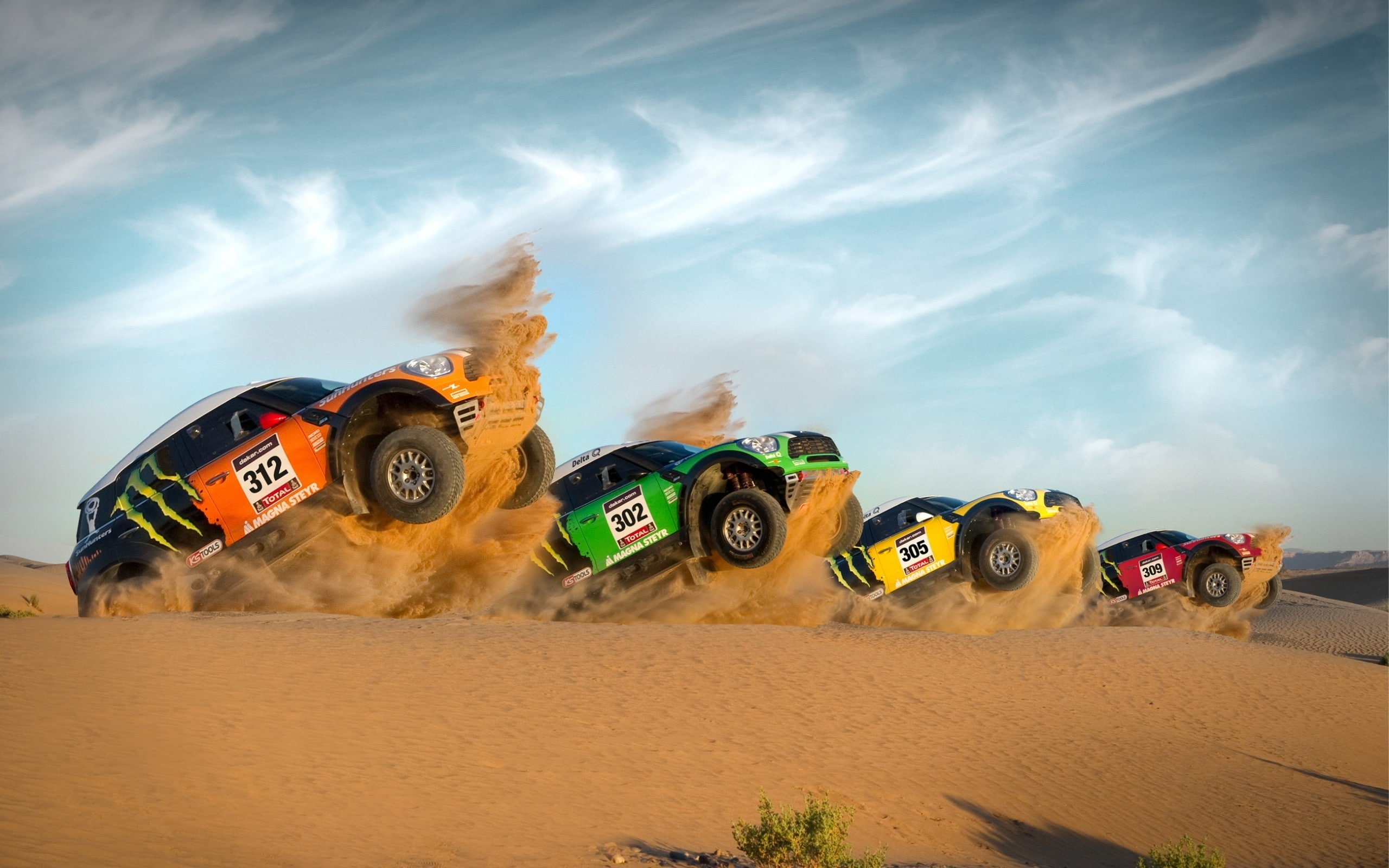 countryman, raid, mini, rally, 2K, cards, race, x, HD Wallpaper