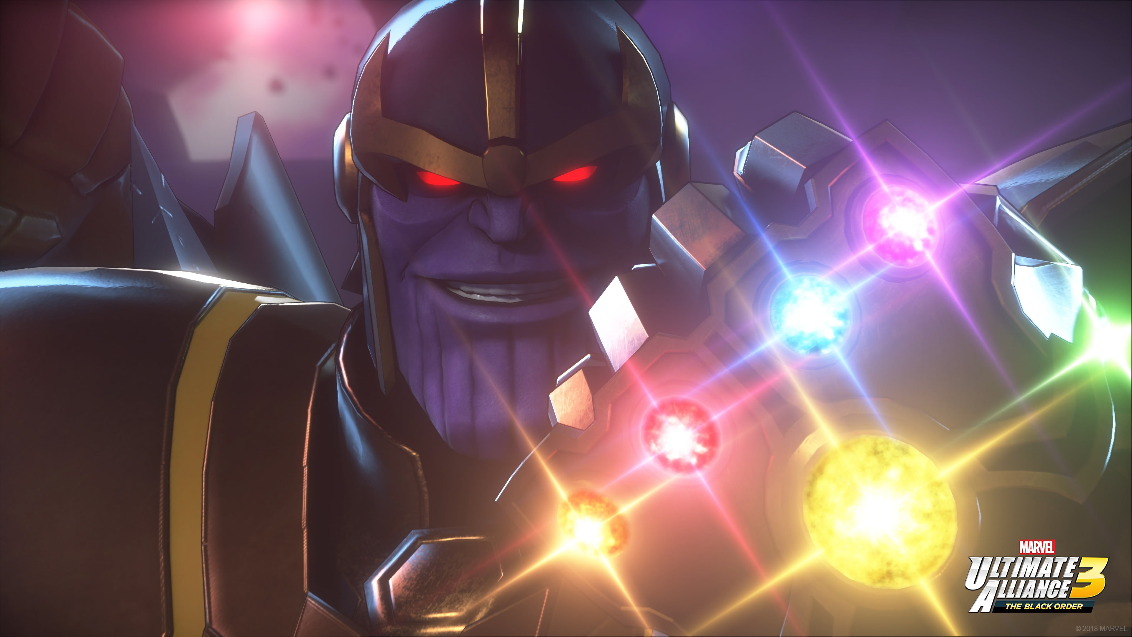 Video Game, Thanos, Marvel Ultimate Alliance 3: The Black Order, 4K, HD Wallpaper