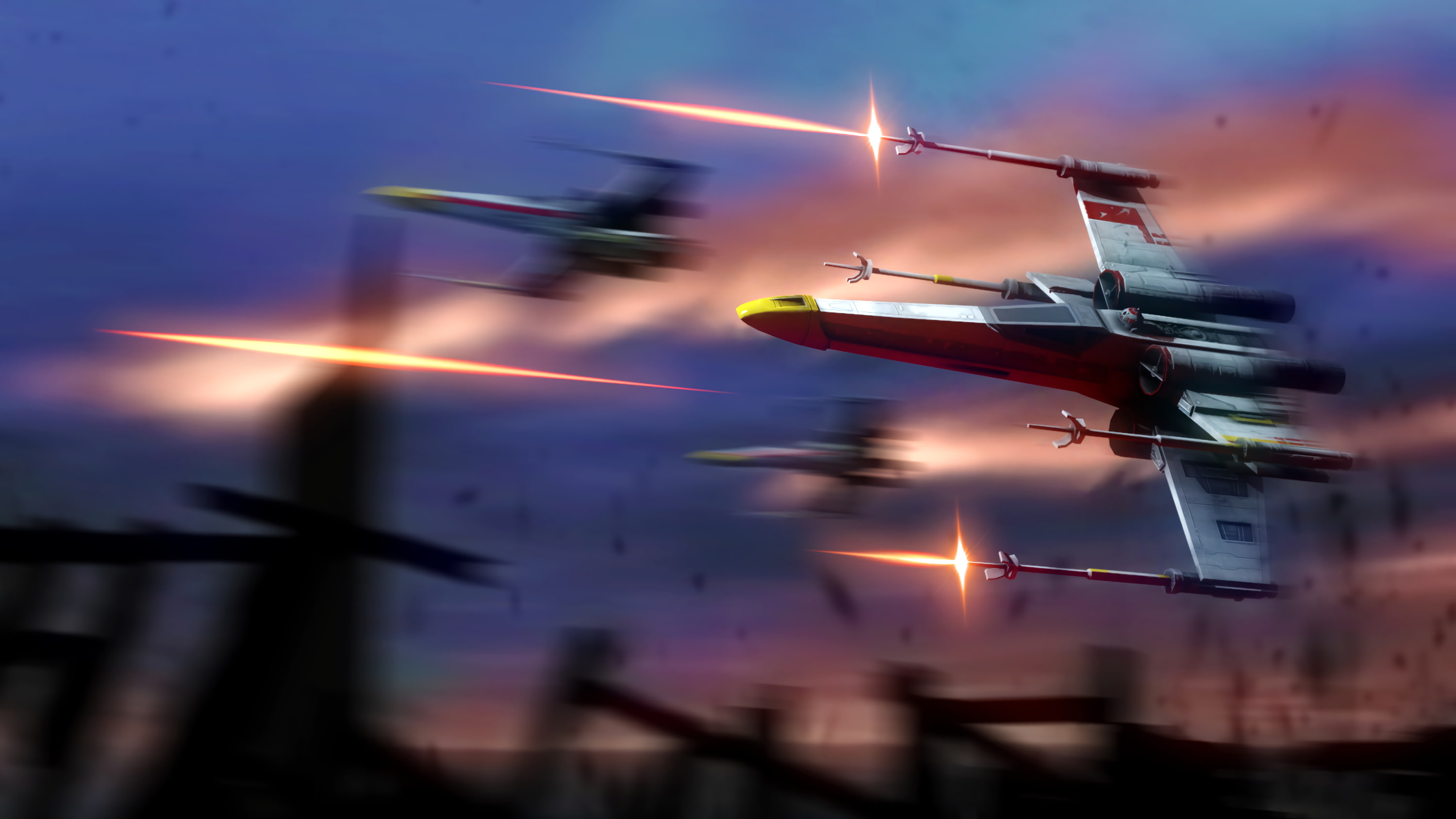 X-wing Starfighter, Star Wars, 2K, HD Wallpaper