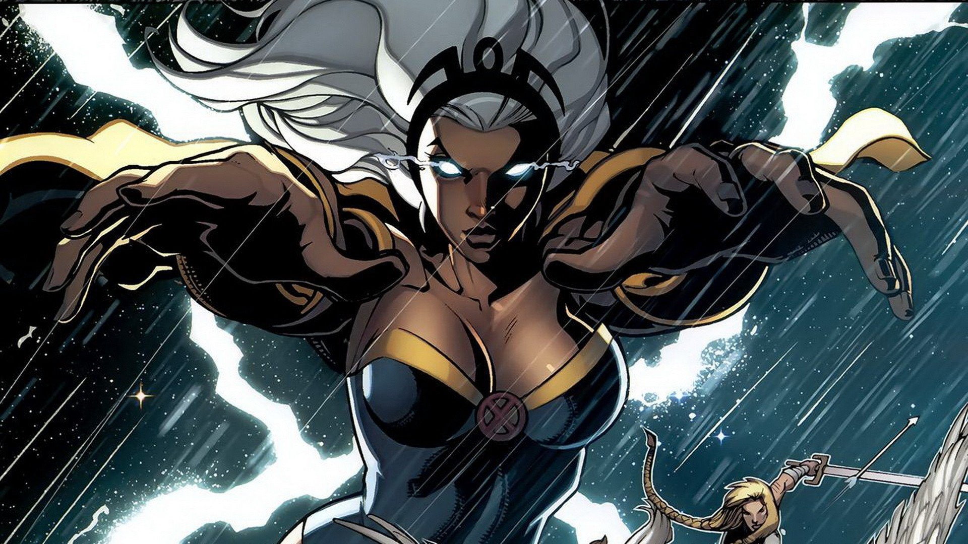 storm, 1080P, x men, girls, fear, character, comics, marvel, HD Wallpaper