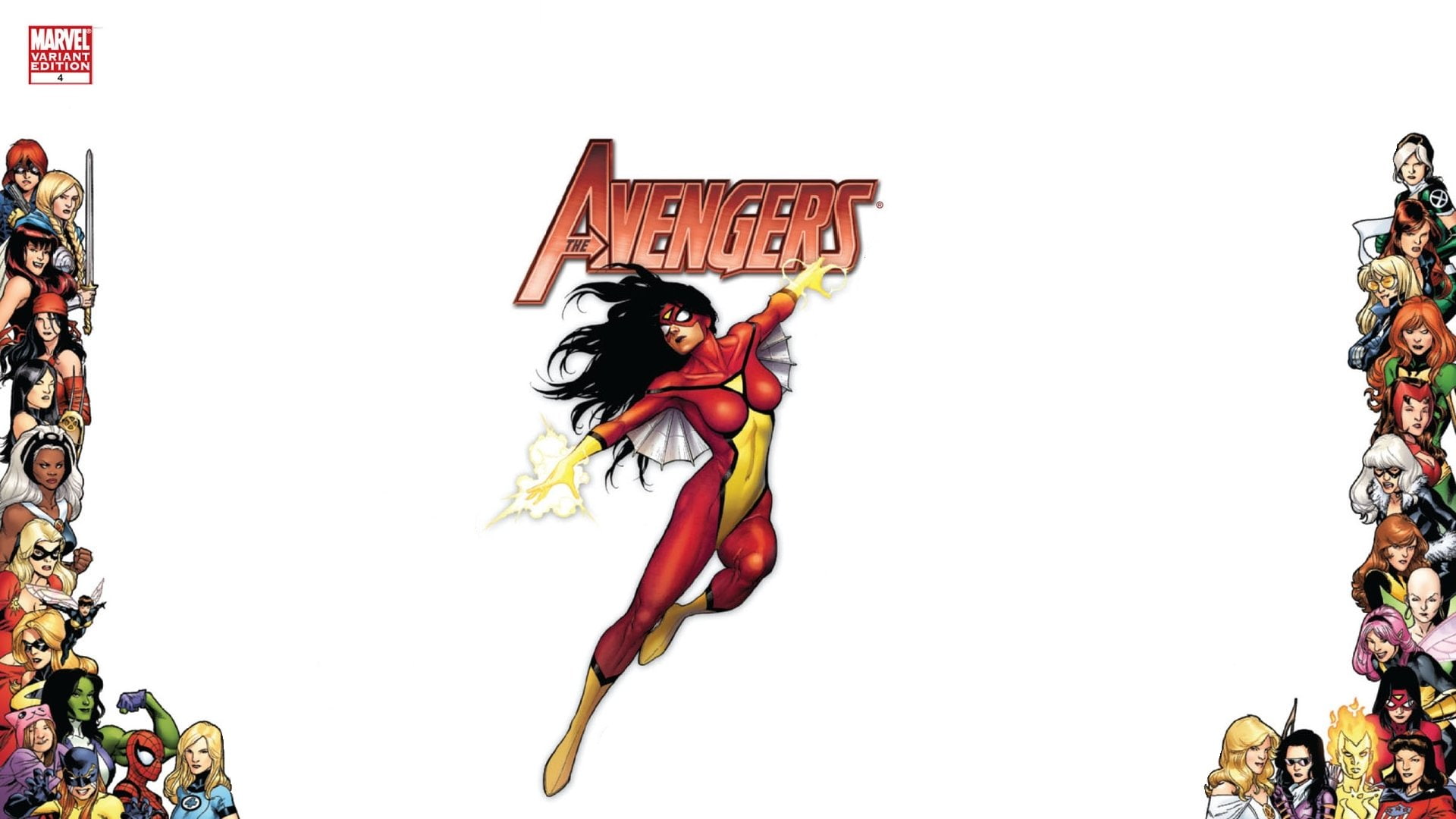 Invisible Woman, Ms. Marvel, no people, choice, cut out, nature, She-Hulk, text, white background, Avengers, Emma Frost, human representation, Rogue (Marvel Comics), HD Wallpaper