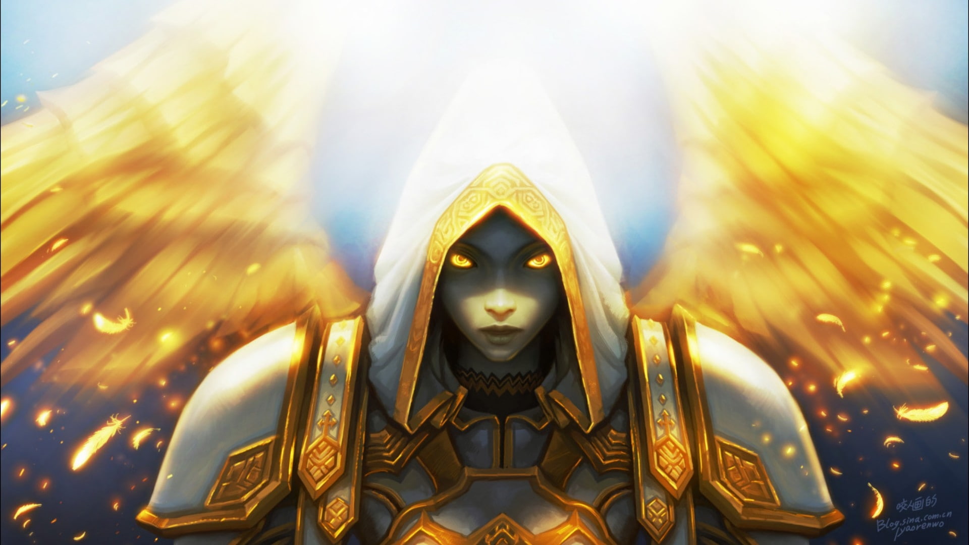 warcraft, hd, Video Games, multicolor, wings, x, artwork, 1080P, fantasy, yaorenwo, art, games, video, world, HD Wallpaper