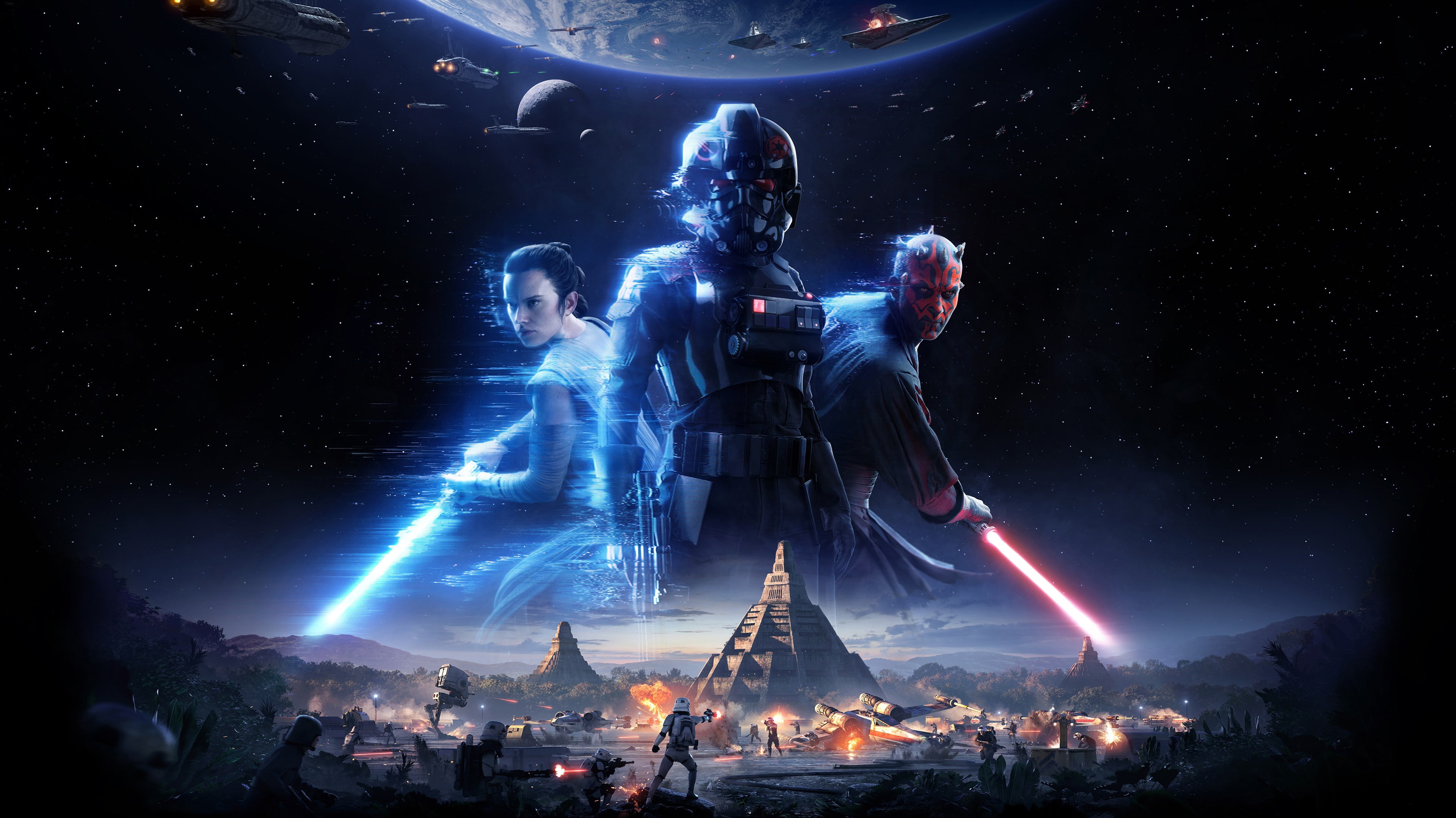 Star Wars, Star Wars Battlefront II, 4K, video games, Star Wars: Battlefront, HD Wallpaper