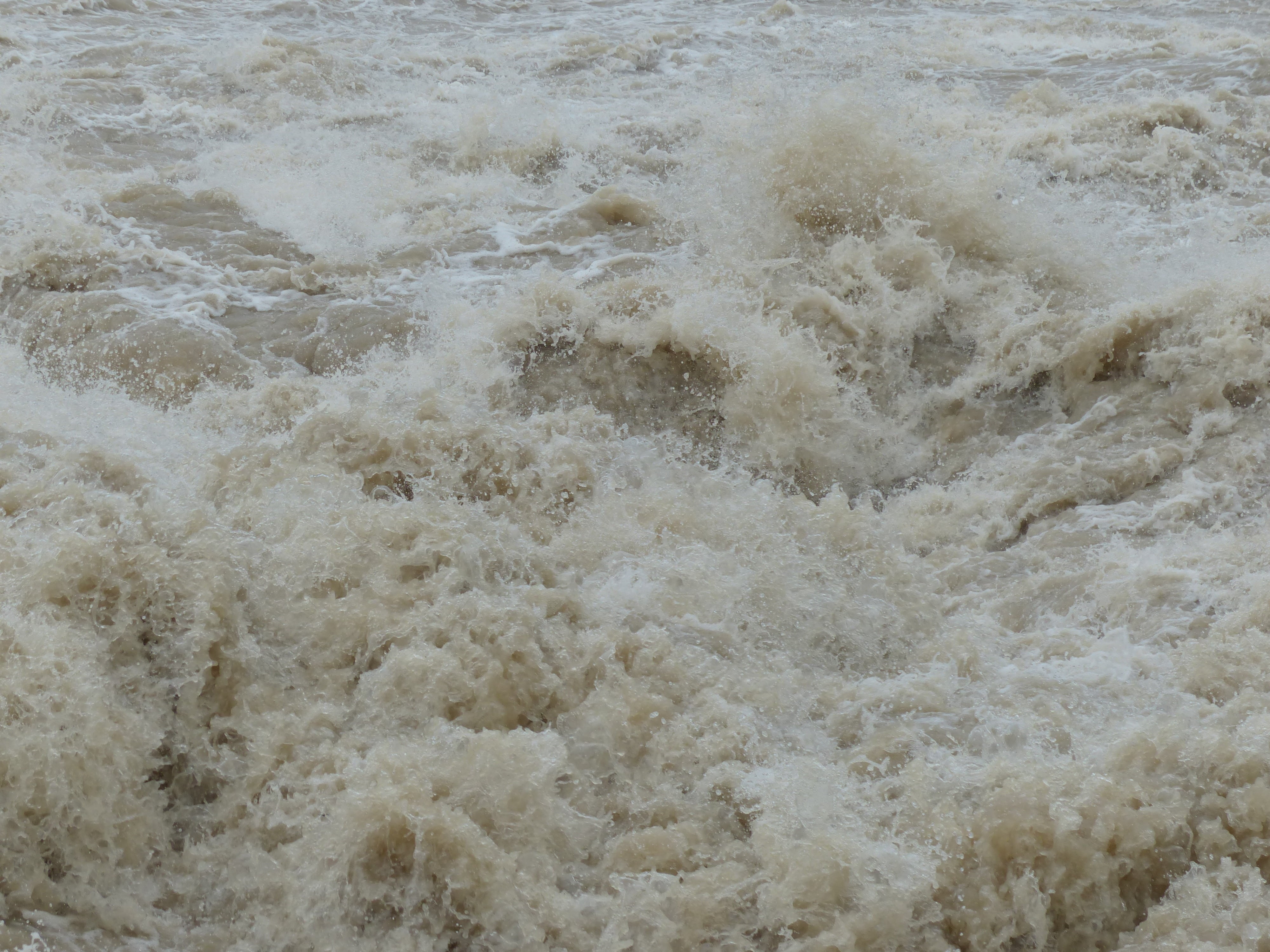 high water, nature, backgrounds, sport, beauty in nature, flood, slurry, wave, rain, tranquility, full frame, trueb, water level, cloudiness, climate change, HD Wallpaper