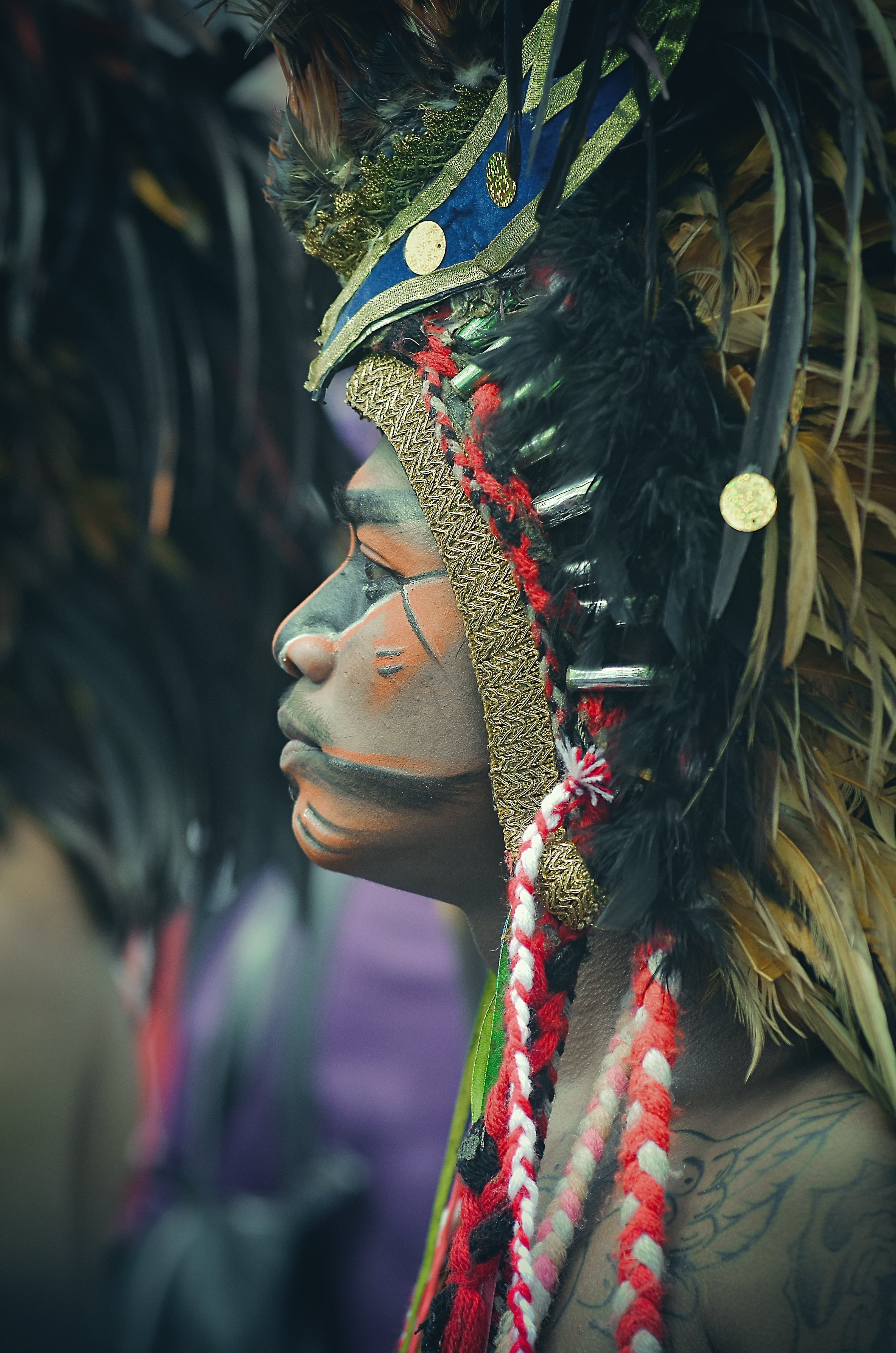 headwear, headdress, art and craft, one person, jambi city photographers, people, disguise, obscured face, one young woman only, the march for independence, Phone HD Wallpaper