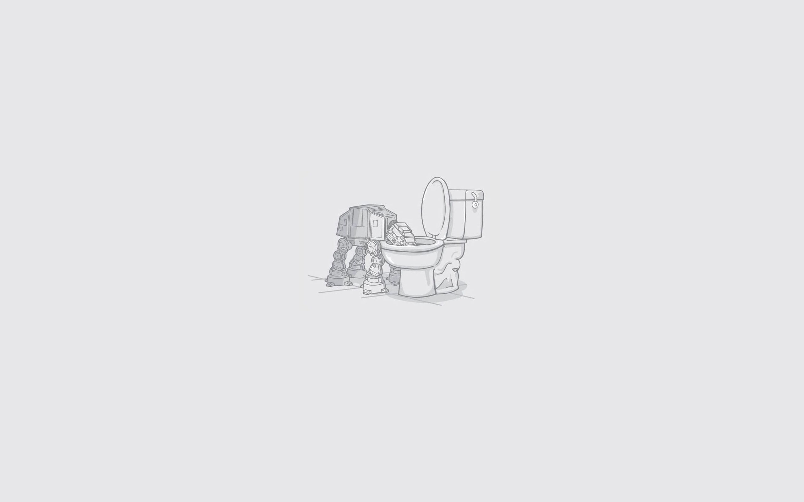 2K, minimalism, atat, Star Wars, HD Wallpaper