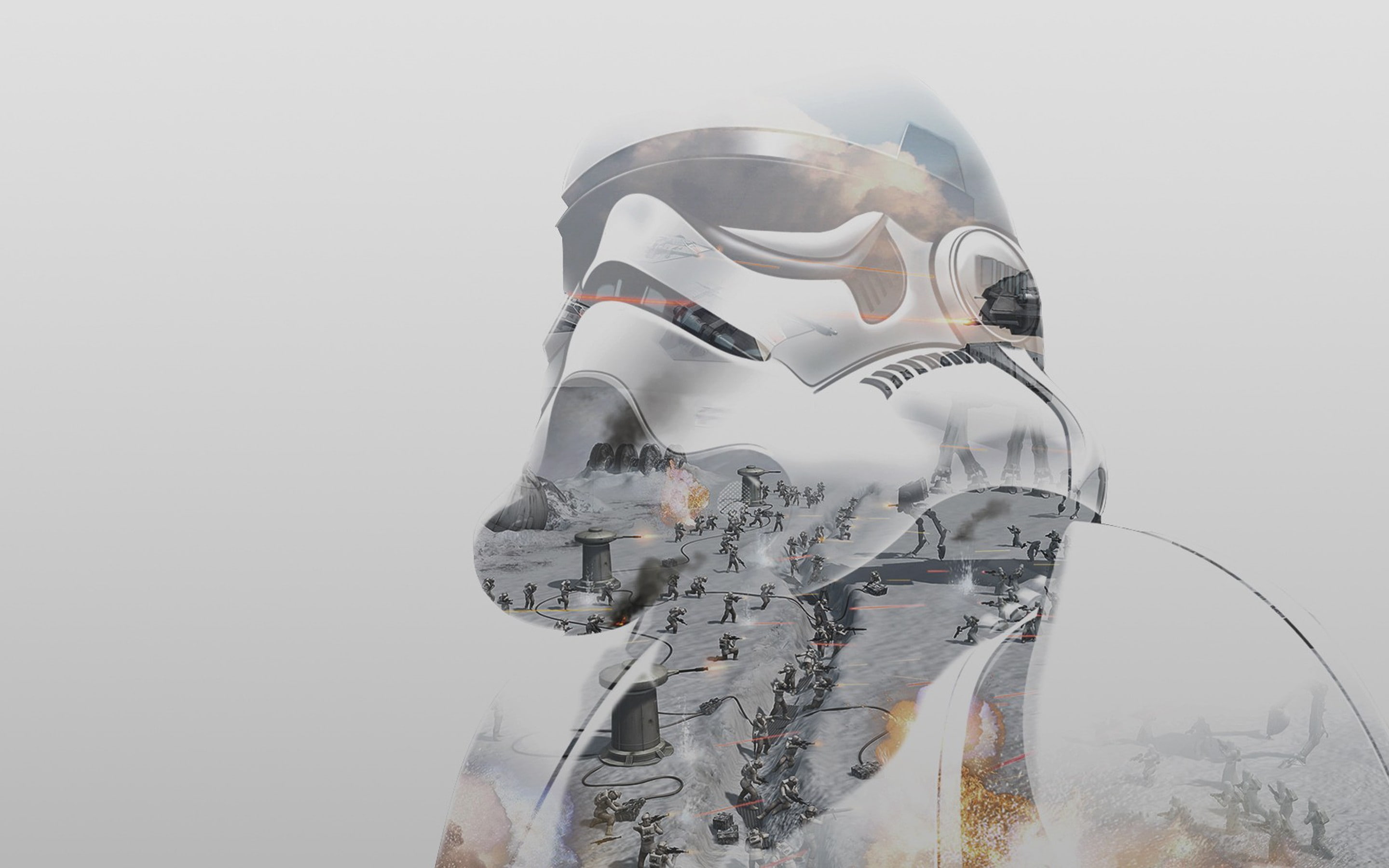 war, 2K, atat, Star Wars, stormtrooper, Star Wars: Battlefront, HD Wallpaper