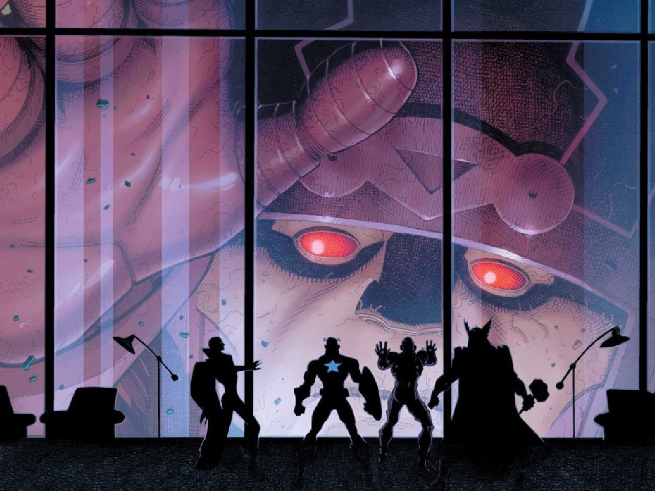 Iron Man, Thor, Secret Avengers, Galactus, Comics, 720P, Captain America, HD Wallpaper