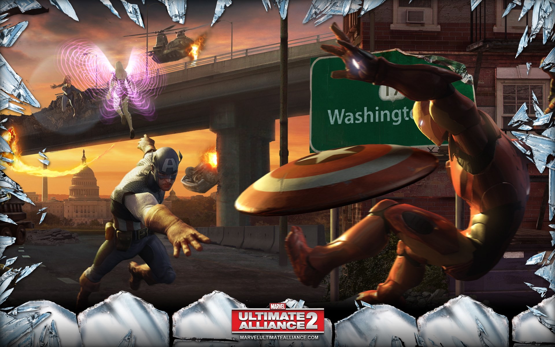 1080P, Marvel: Ultimate Alliance 2, HD Wallpaper