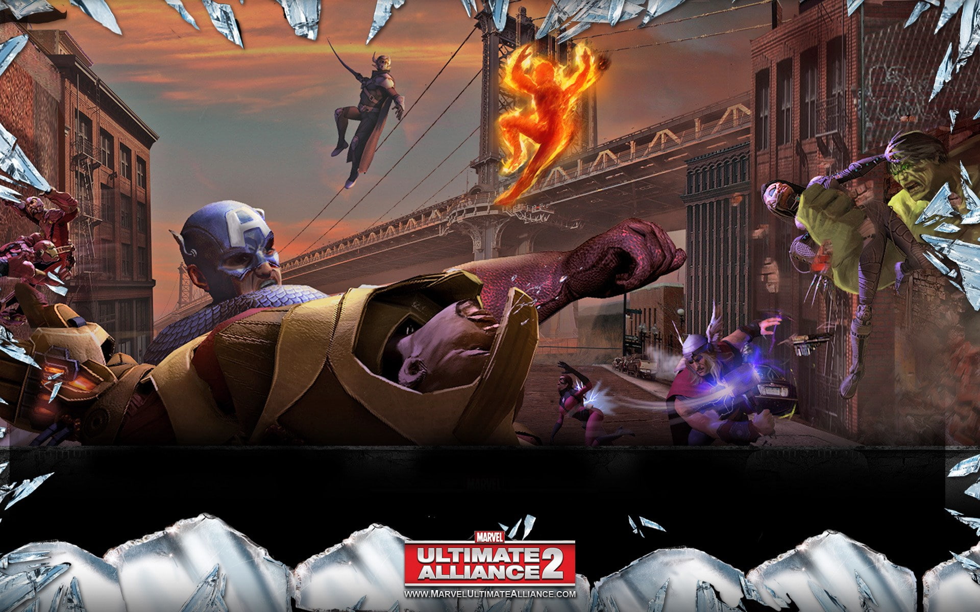 Marvel: Ultimate Alliance 2, 1080P, HD Wallpaper