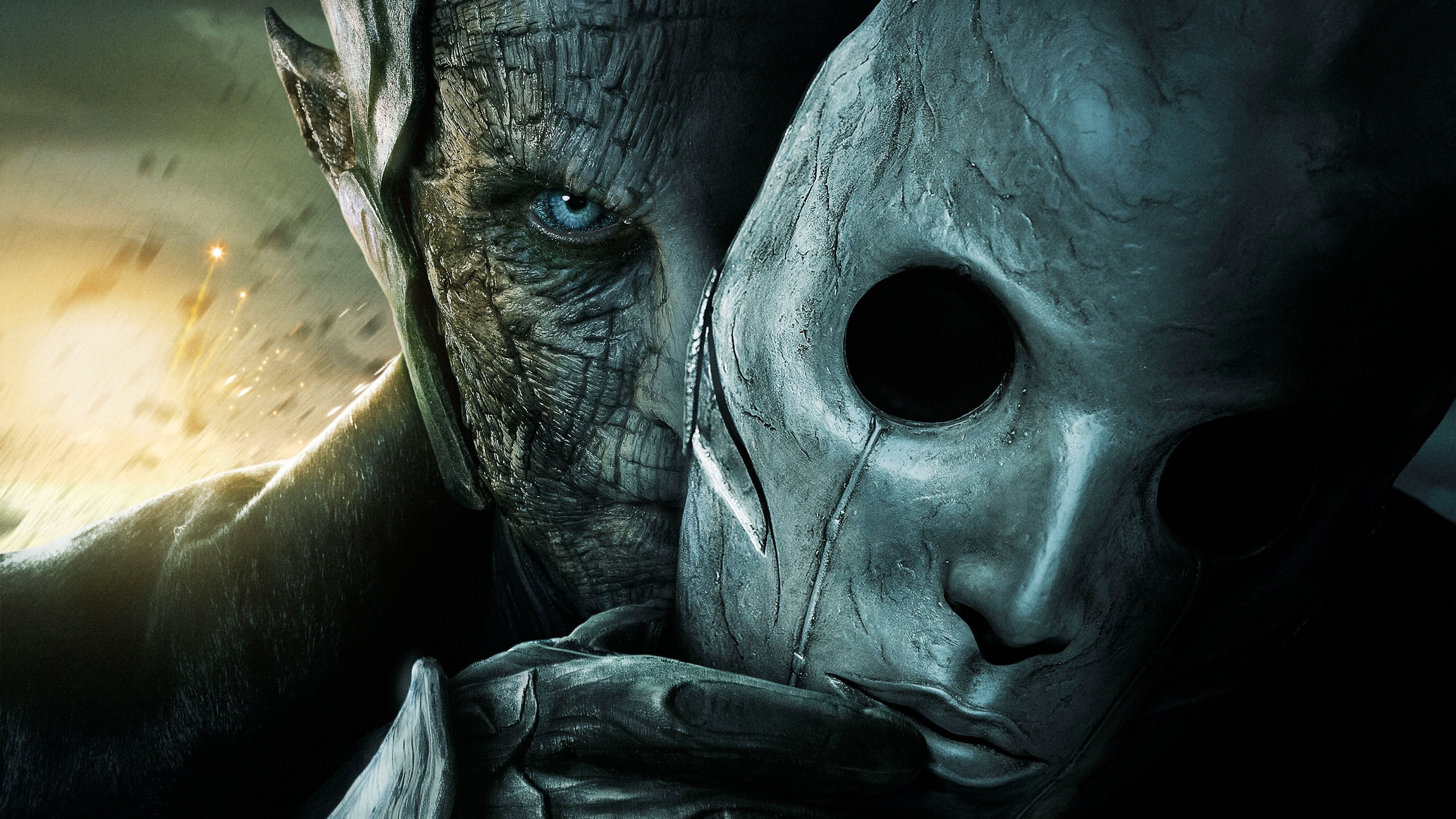 character, day, male likeness, spooky, movie, indoors, mask, horror, white, no people, Thor, holding, animal body part, human representation, Malekith, HD Wallpaper