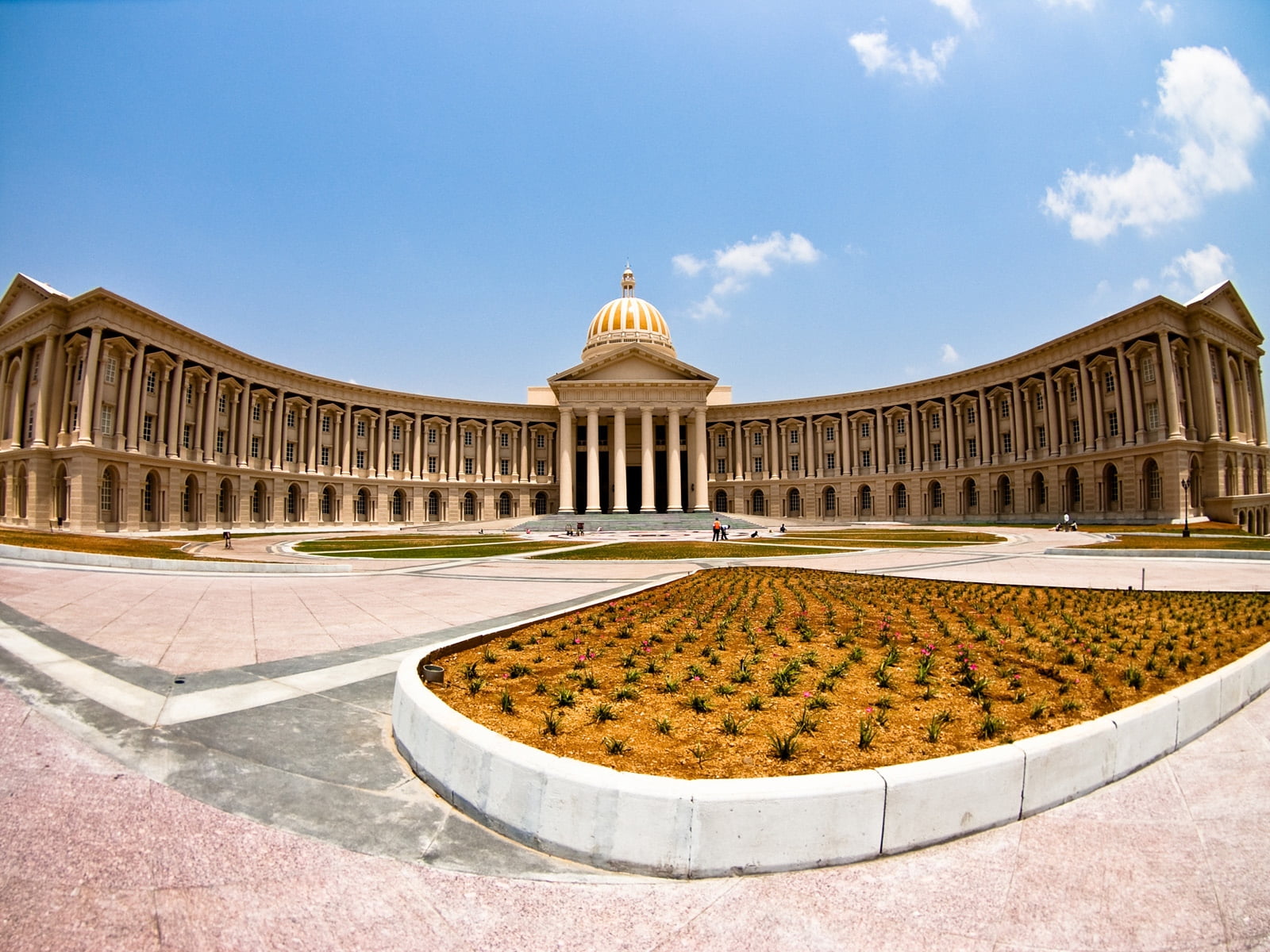 built Structure, city, travel, classical style, concrete, colonnade, architectural Column, outdoors, architecture, state Capitol Building, brown, sky, facade, HD Wallpaper