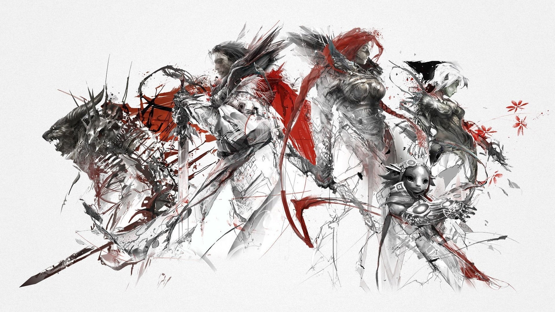 nature, cut out, healthcare and medicine, high angle view, Guild Wars 2, warriors, artwork, close-up, food, red, group of animals, studio shot, food and drink, HD Wallpaper