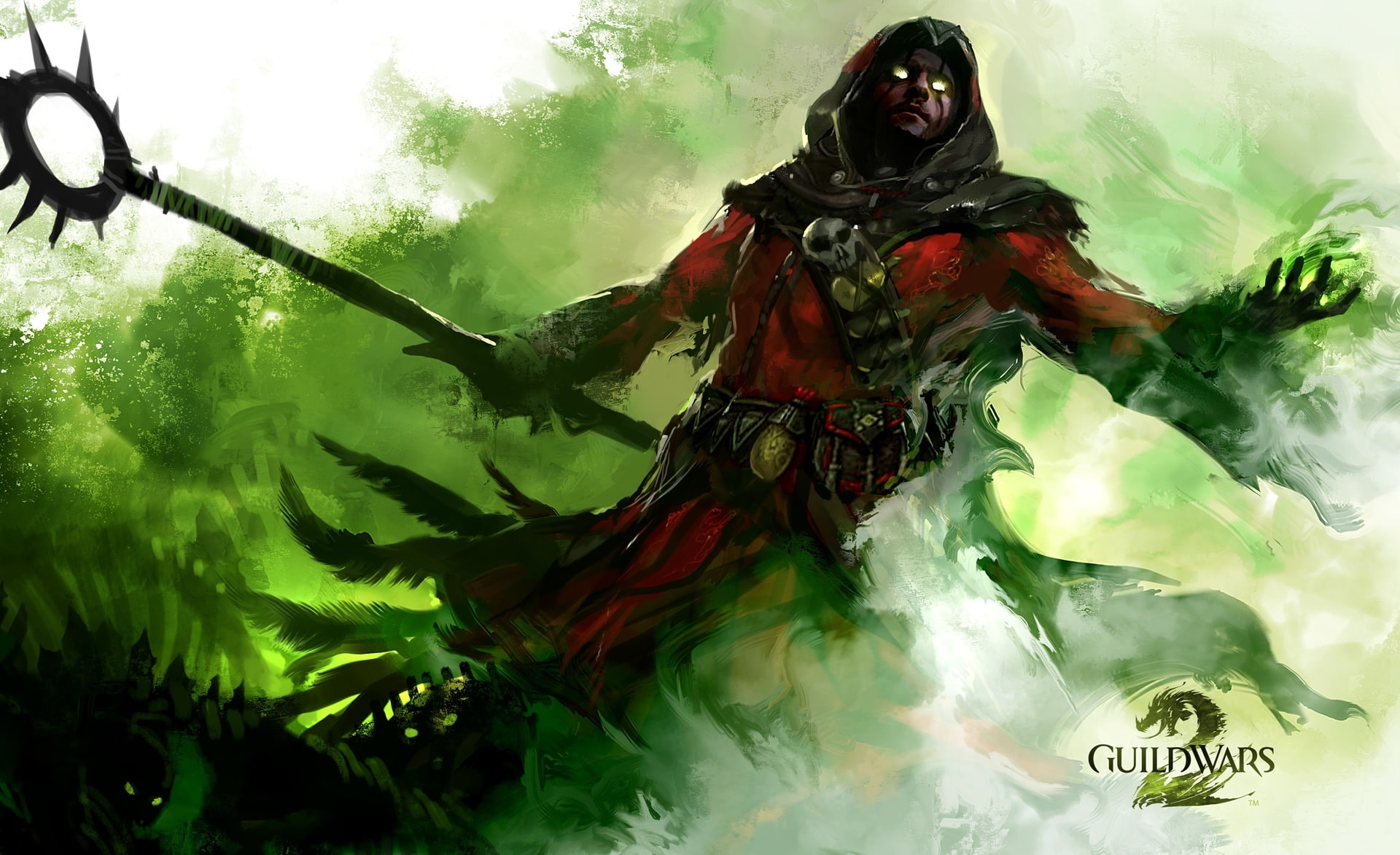 wars, guild, necromancer, art and craft, human representation, no people, gw2, guild wars 2 human necromancer, illustration, still life, creativity, guild wars 2, HD Wallpaper