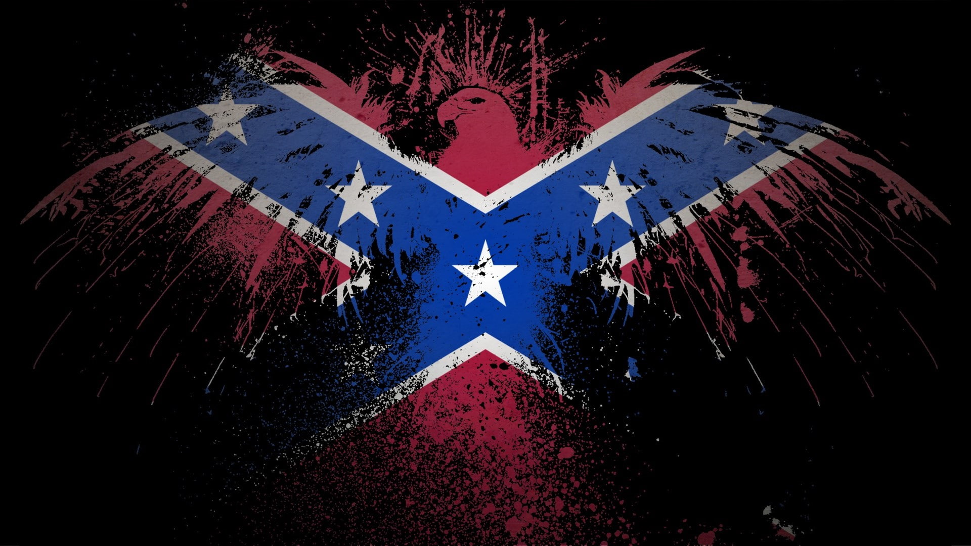 architecture, pattern, illuminated, star, plant, star shape, confederate flag photography, 1080P, no people, red, tree, close-up, night, digital composite, HD Wallpaper