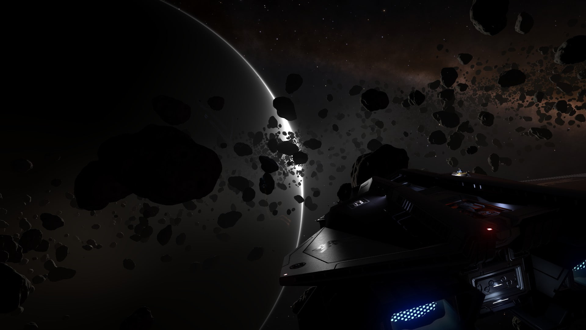 one person, technology, rear view, astronomy, moon, Elite: Dangerous, sky, leisure activity, unrecognizable person, nature, space, real people, 1080P, HD Wallpaper