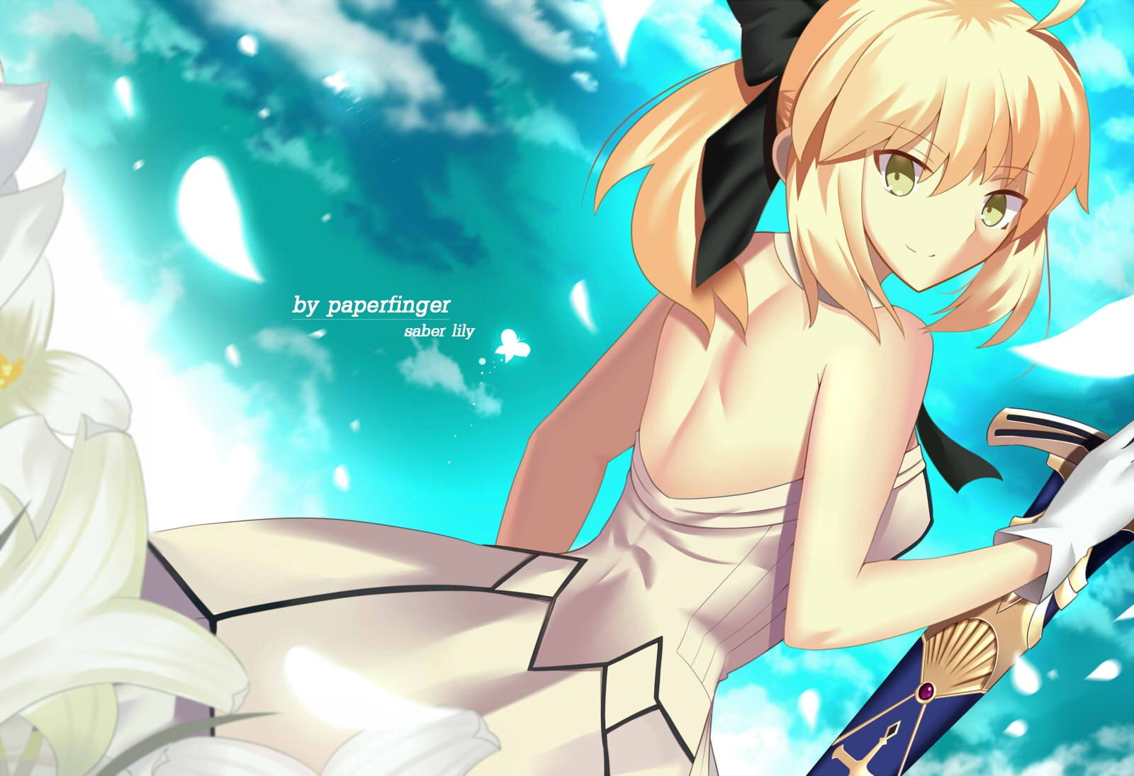 human representation, real people, glasses, Saber Lily, childhood, leisure activity, Fate/Grand Order, boys, representation, child, pool, outdoors, sunlight, HD Wallpaper