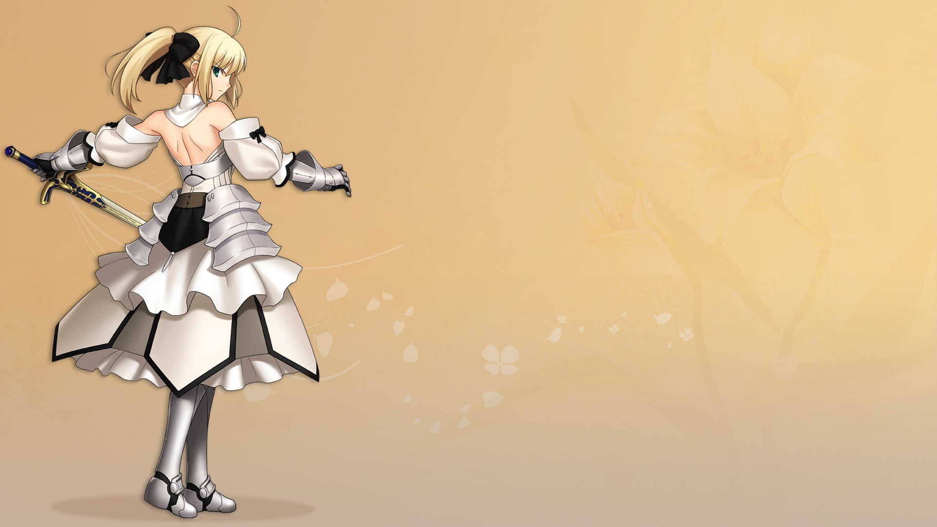 Fate Series, studio shot, cyborg, science, futuristic, anime girls, creativity, representation, table, human representation, anime, technology, metal, Saber Lily, HD Wallpaper