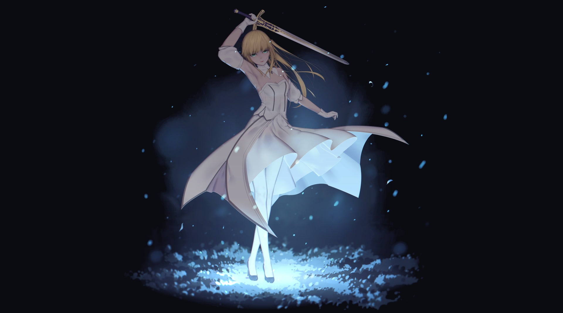Fate Series, Saber Lily, Fate/unlimited codes, 1080P, Saber (Fate Series), HD Wallpaper