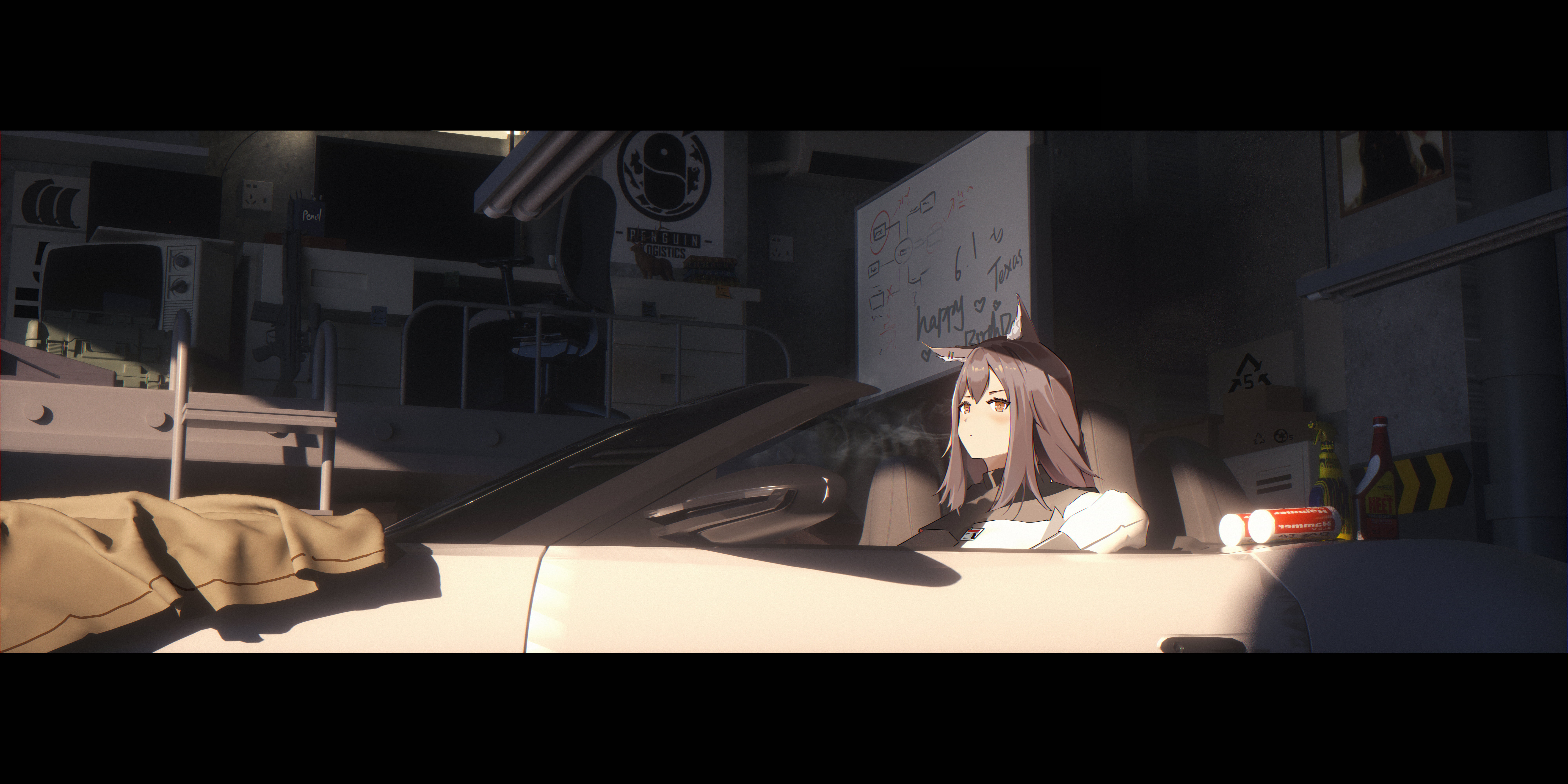 8K, Texas (Arknights), anime girls, Arknights, anime, Bangeningmeng, HD Wallpaper