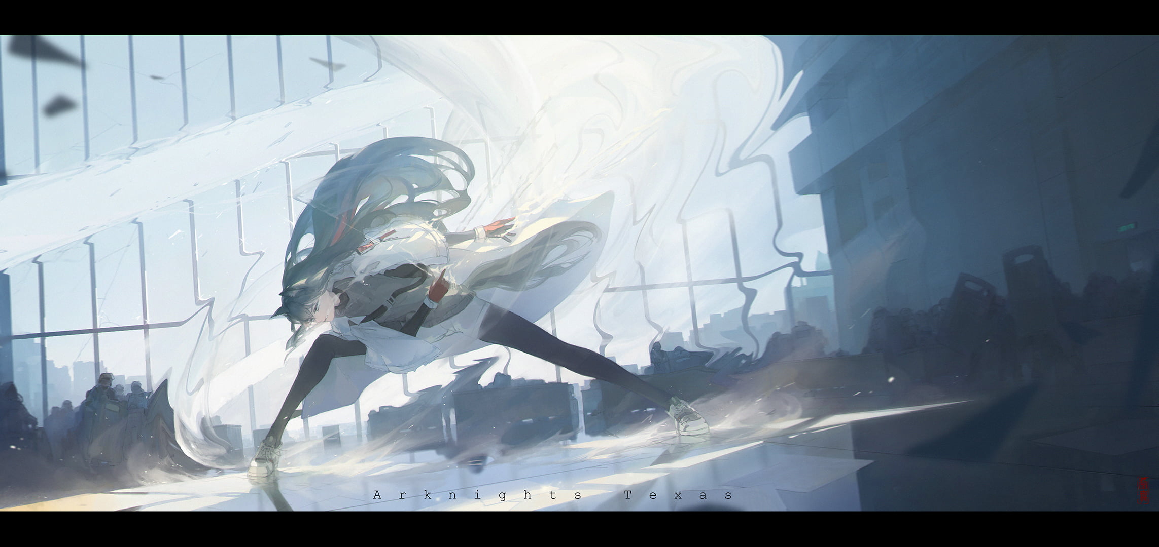 void_0, Texas (Arknights), anime girls, anime, Arknights, 1080P, HD Wallpaper