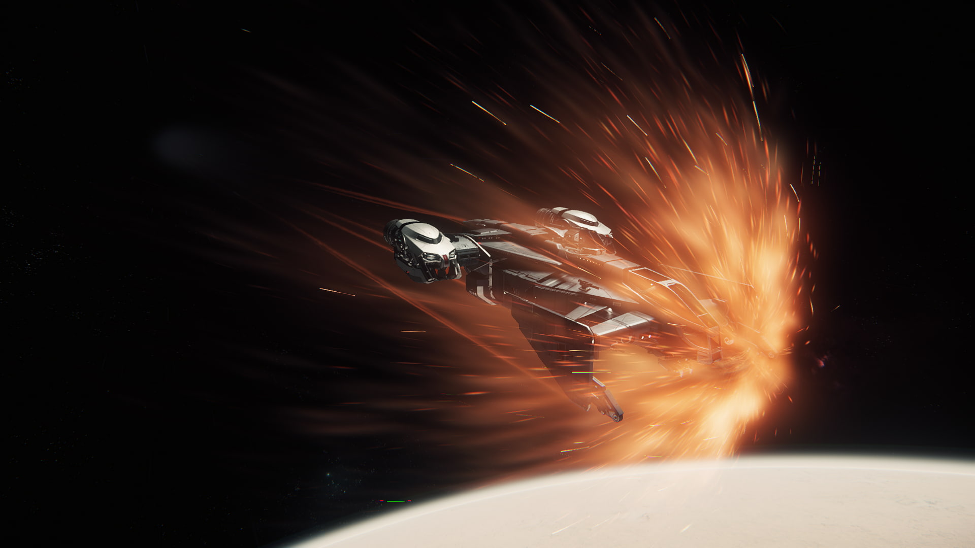 Cutlass Black, spaceship, 1080P, Star Citizen, PC gaming, HD Wallpaper