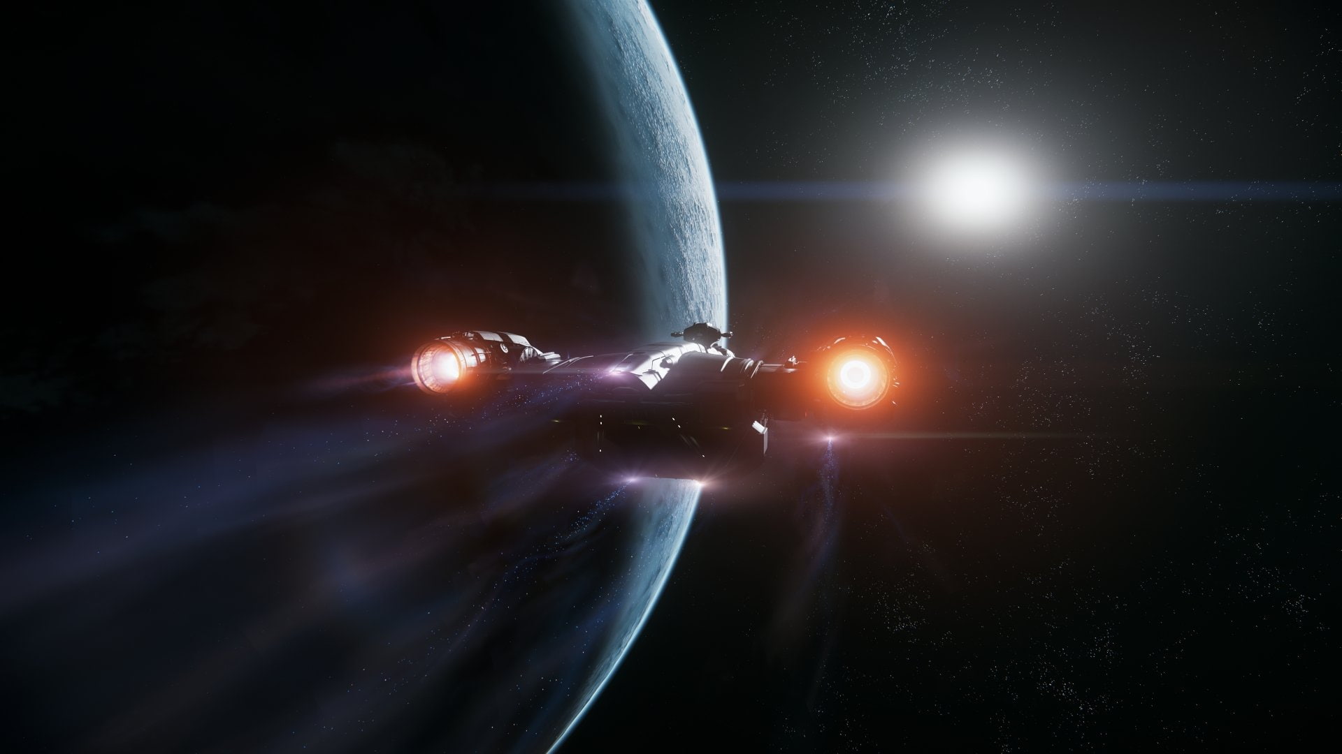 Space, Star Citizen, Cutlass Black (Star Citizen), 1080P, Black, Video Game, HD Wallpaper