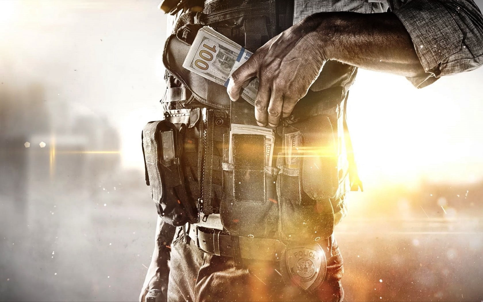 belt, 720P, special Forces, army, equipment, holding, real people, digital composite, game, protection, infantry, visceral games, one Person, police Force, HD Wallpaper