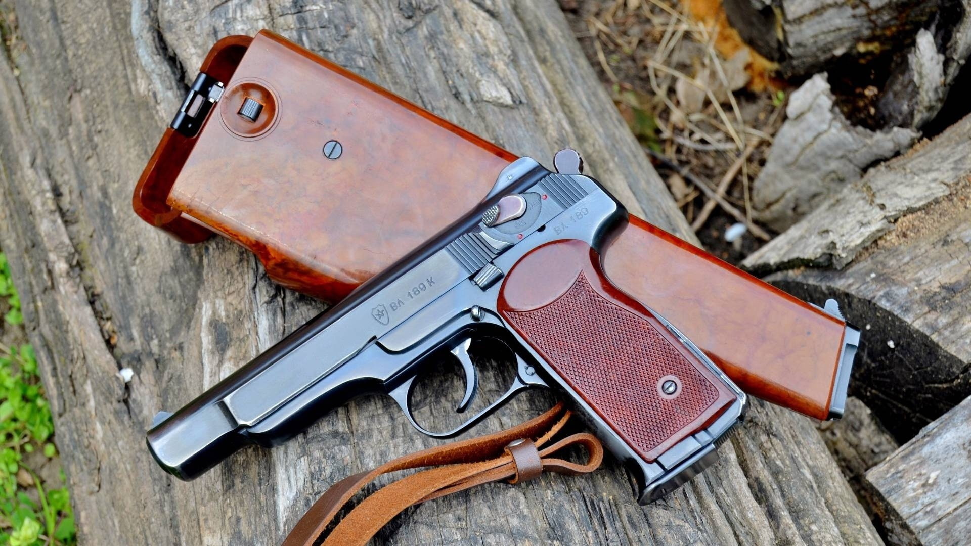 gun, APS, weapons, weapon, 1080P, pistol, holster butt, automatic pistol, HD Wallpaper