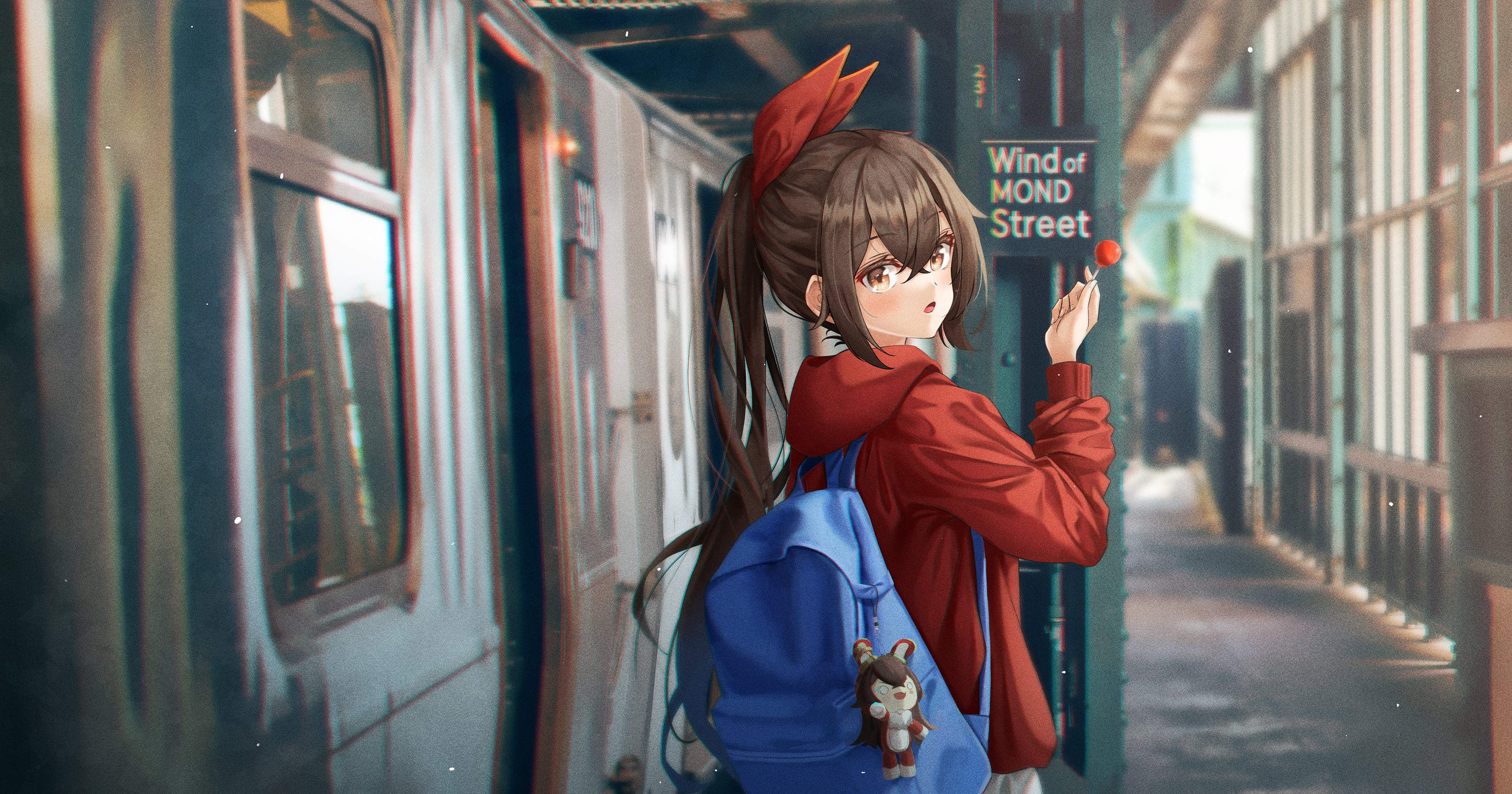 Amber (Genshin Impact), Genshin Impact, anime girls, 2K, HD Wallpaper