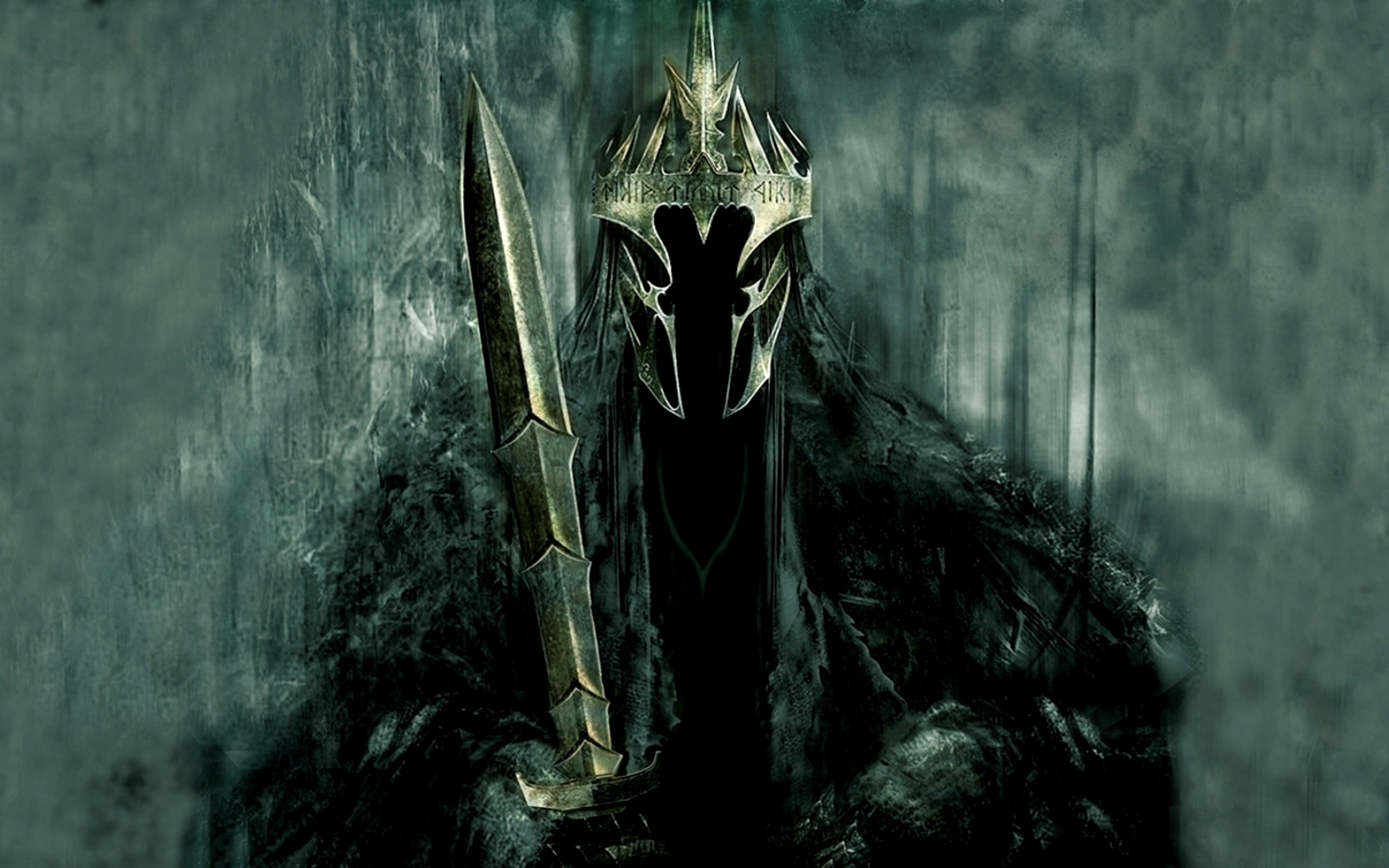horror, Witchking of Angmar, 2K, The Lord of the Rings, dark fantasy, fantasy art, HD Wallpaper