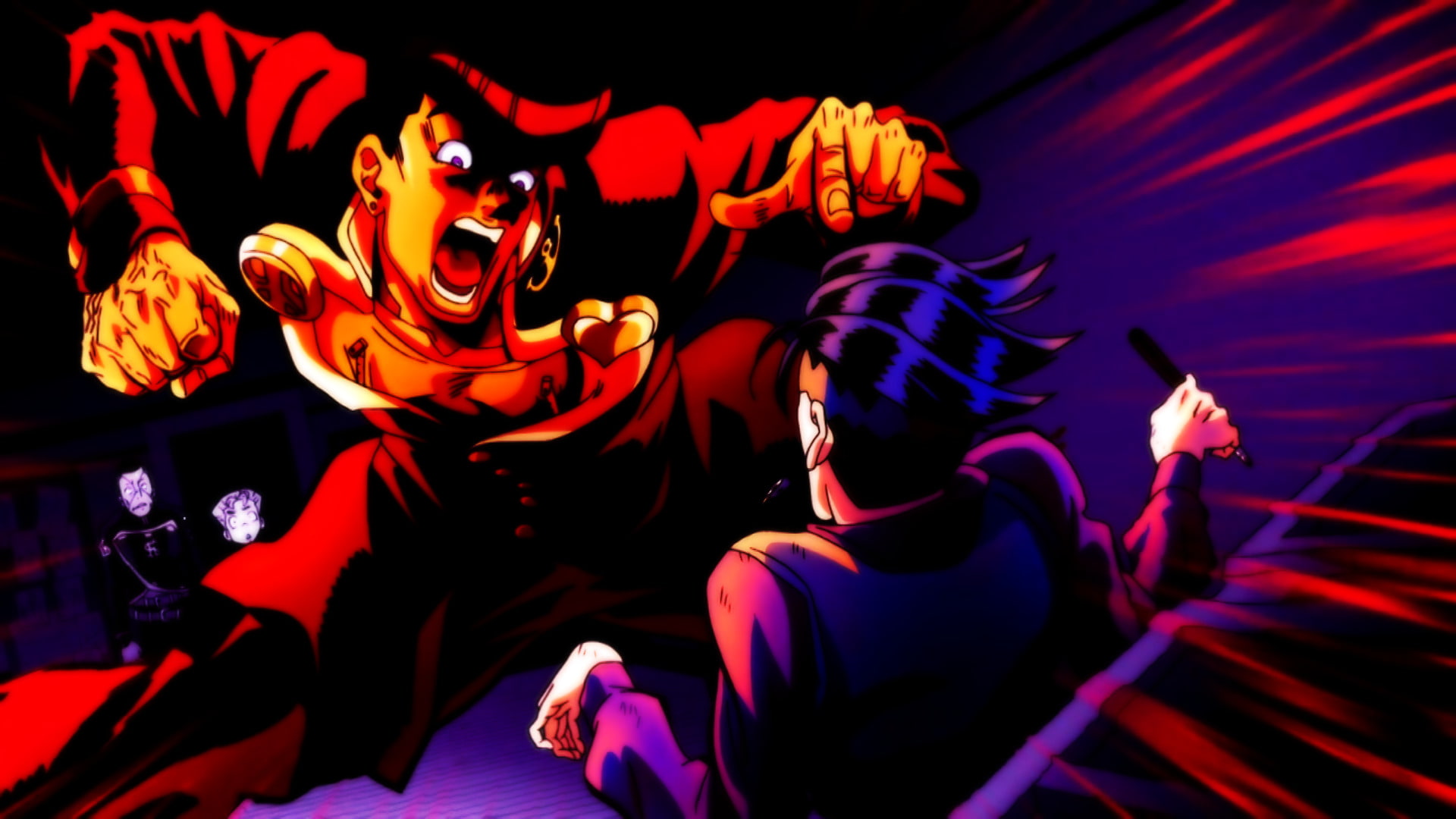 Josuke Higashikata, 1080P, Jojos Bizarre Adventure, Okuyasu Nijimura, Rohan Kishibe, Koichi Hirose, Anime, HD Wallpaper