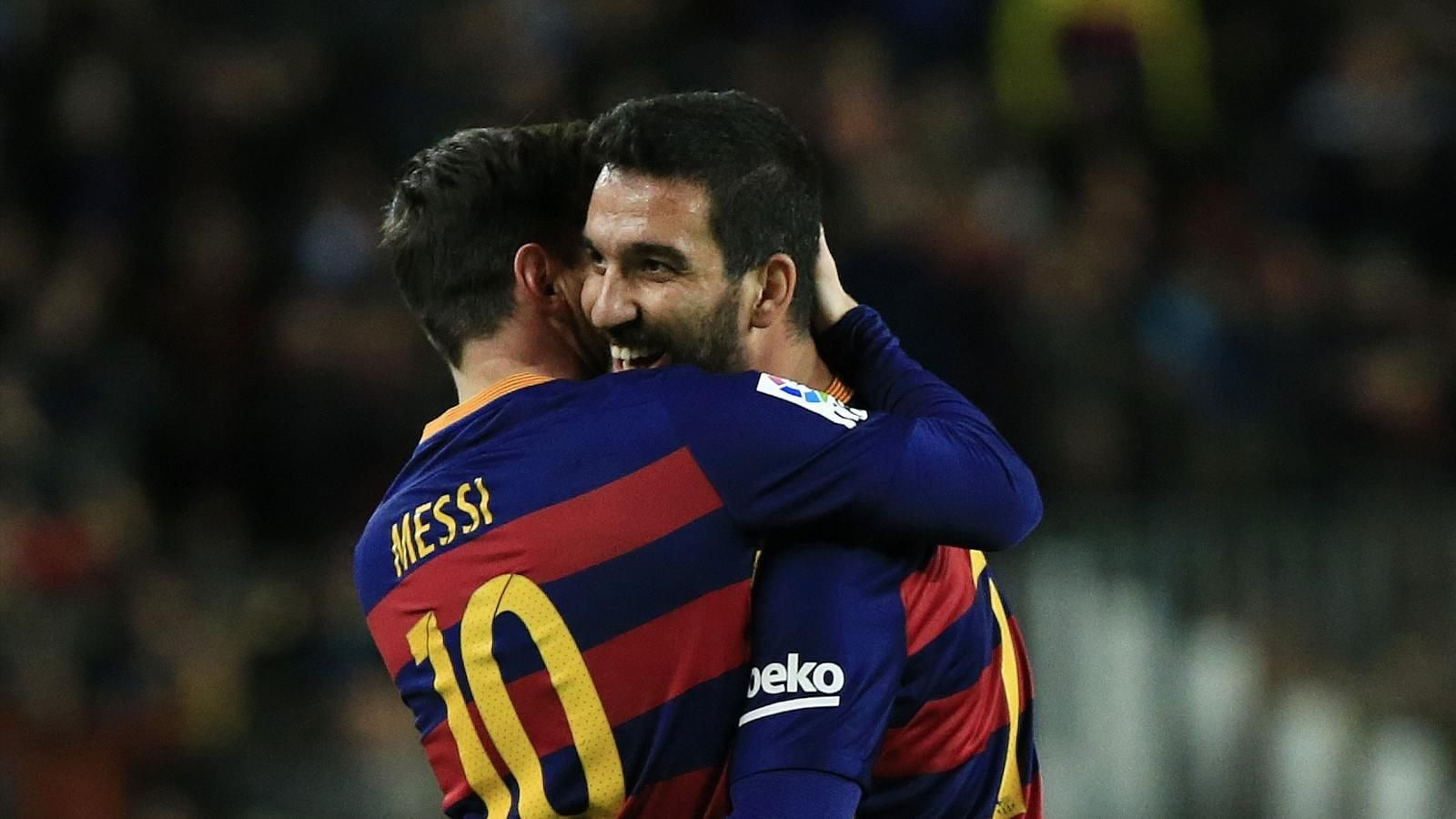 FC Barcelona, Lionel Messi, Arda Turan, 720P, Spain, HD Wallpaper