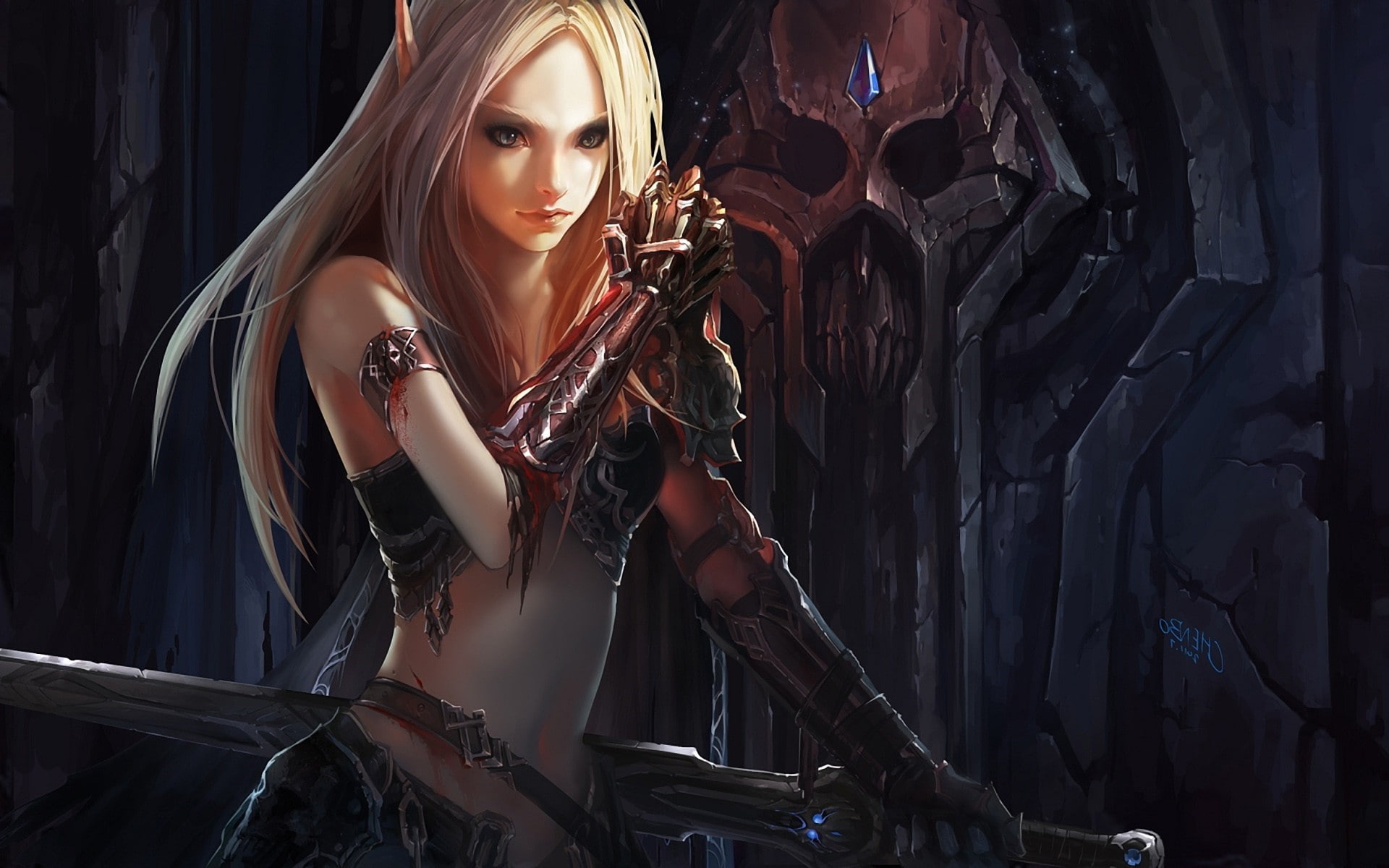 anime chenbo warcraft video games world of warcraft blood elves elves blood elf, 1080P, HD Wallpaper