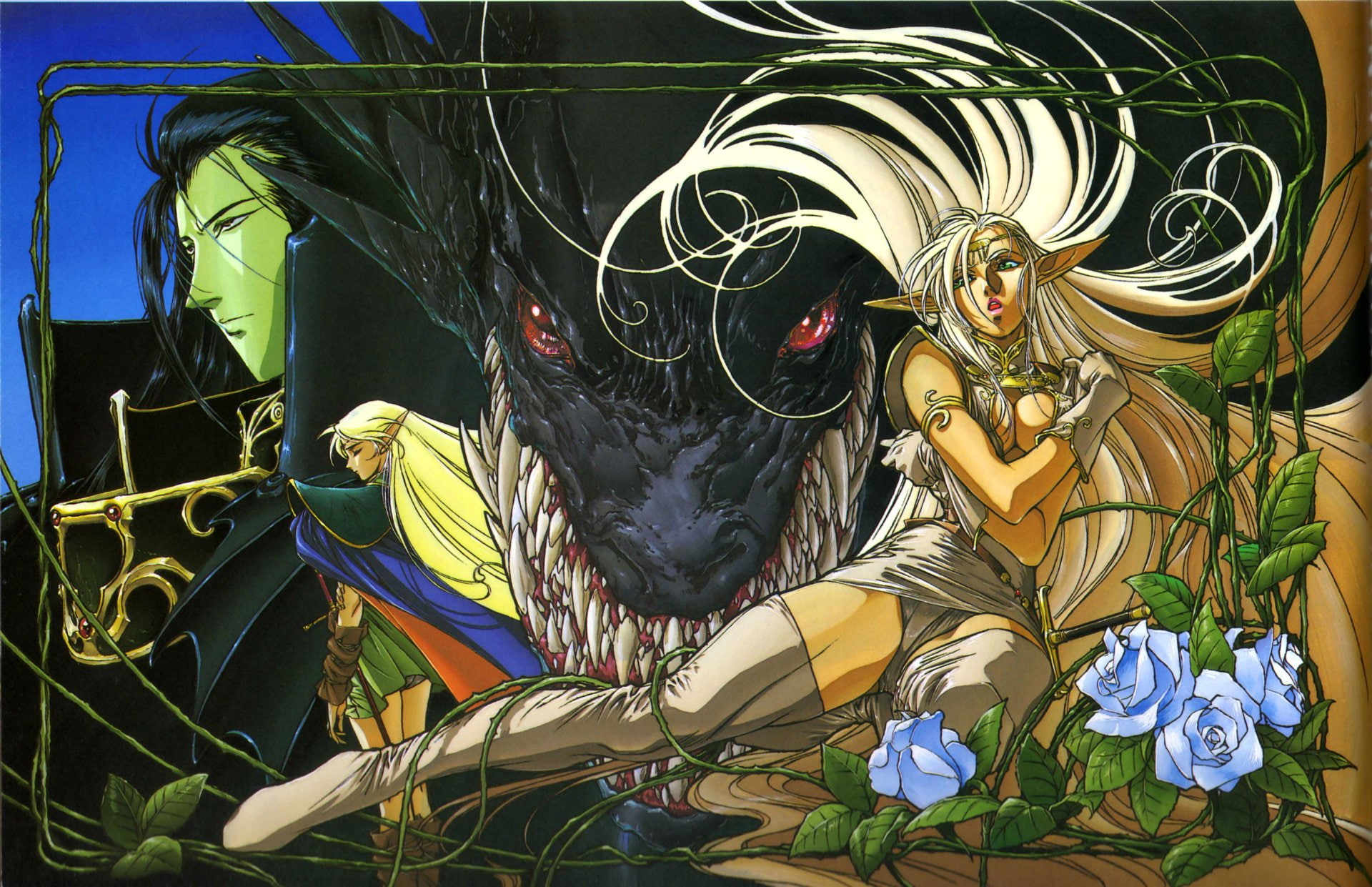 1080P, Anime, Record Of Lodoss War, HD Wallpaper