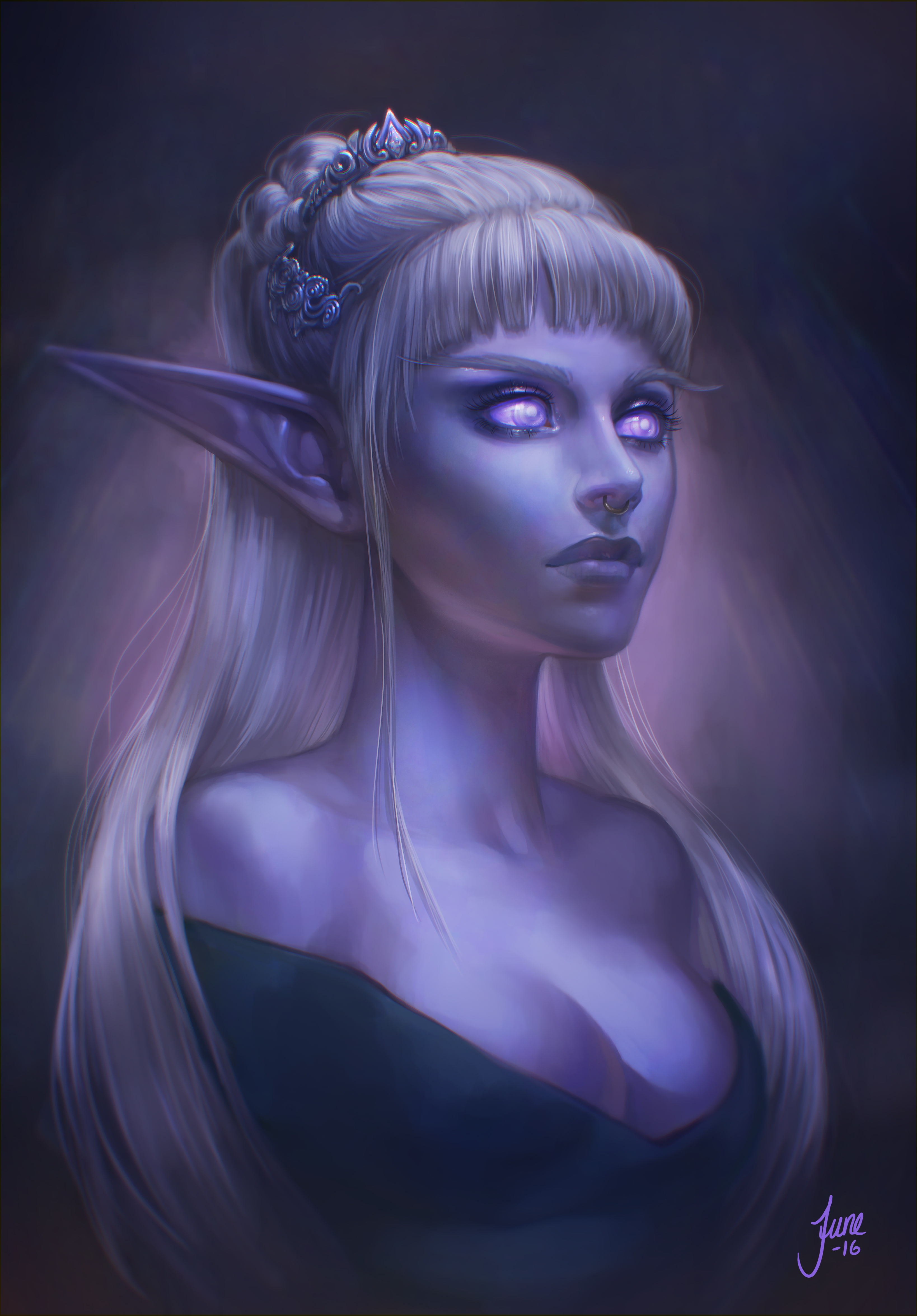 Night Elves, world of warcraft, 4K, Jude Jenssen, Phone HD Wallpaper