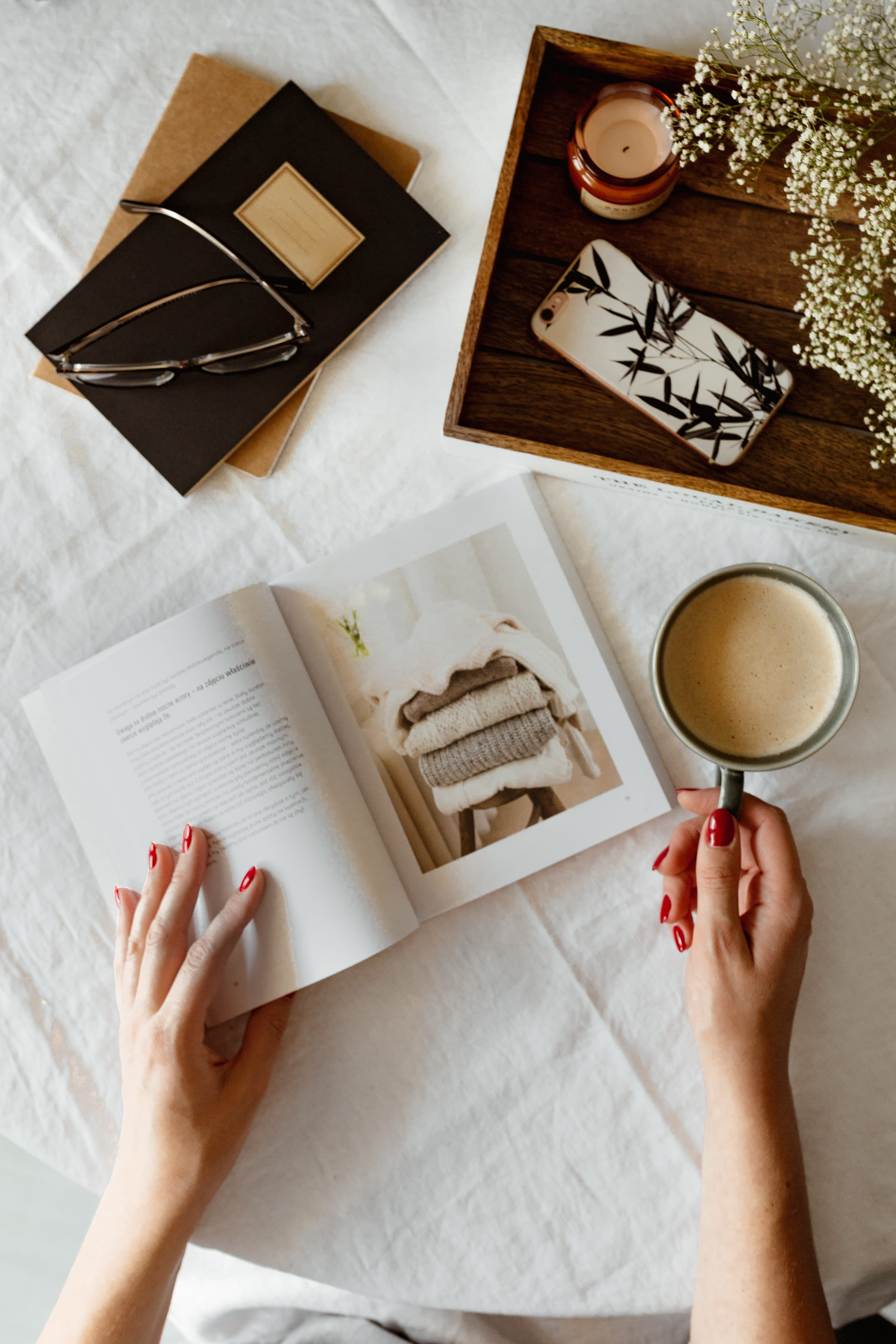 cappucino, cup, paper, time, opened book, preparation, hand, food and drink, read, woman, food, flat lay, book, late, coffee, lifestyles, holding, real people, Phone HD Wallpaper
