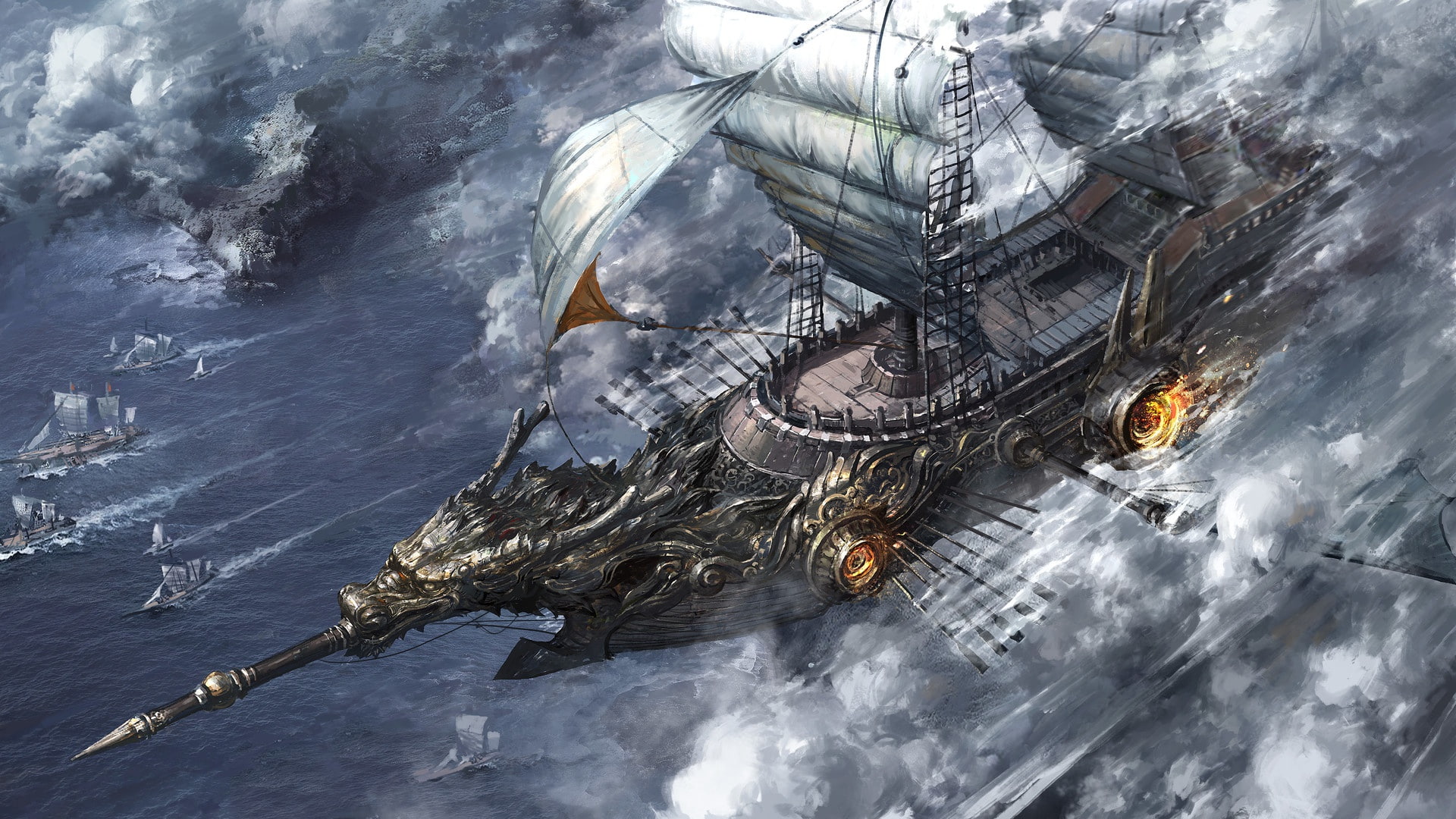 fleet, directly above, high angle view, nature, ice, sunlight, sailing ship, nautical vessel, metal, beauty in nature, transportation, sea, environmental issues, HD Wallpaper