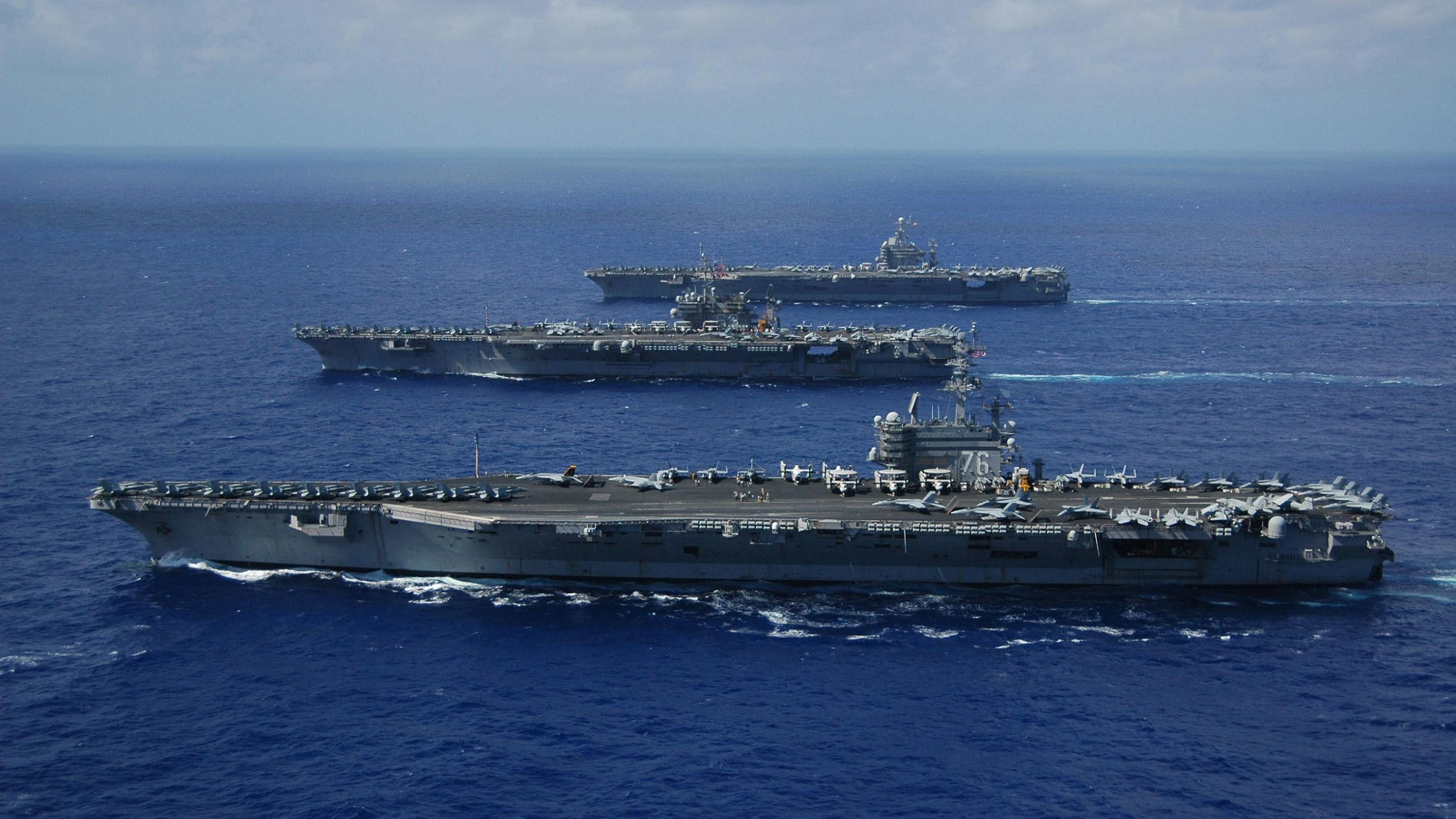 aircraft carrier, ship, 2K, United States Navy, military, vehicle, HD Wallpaper