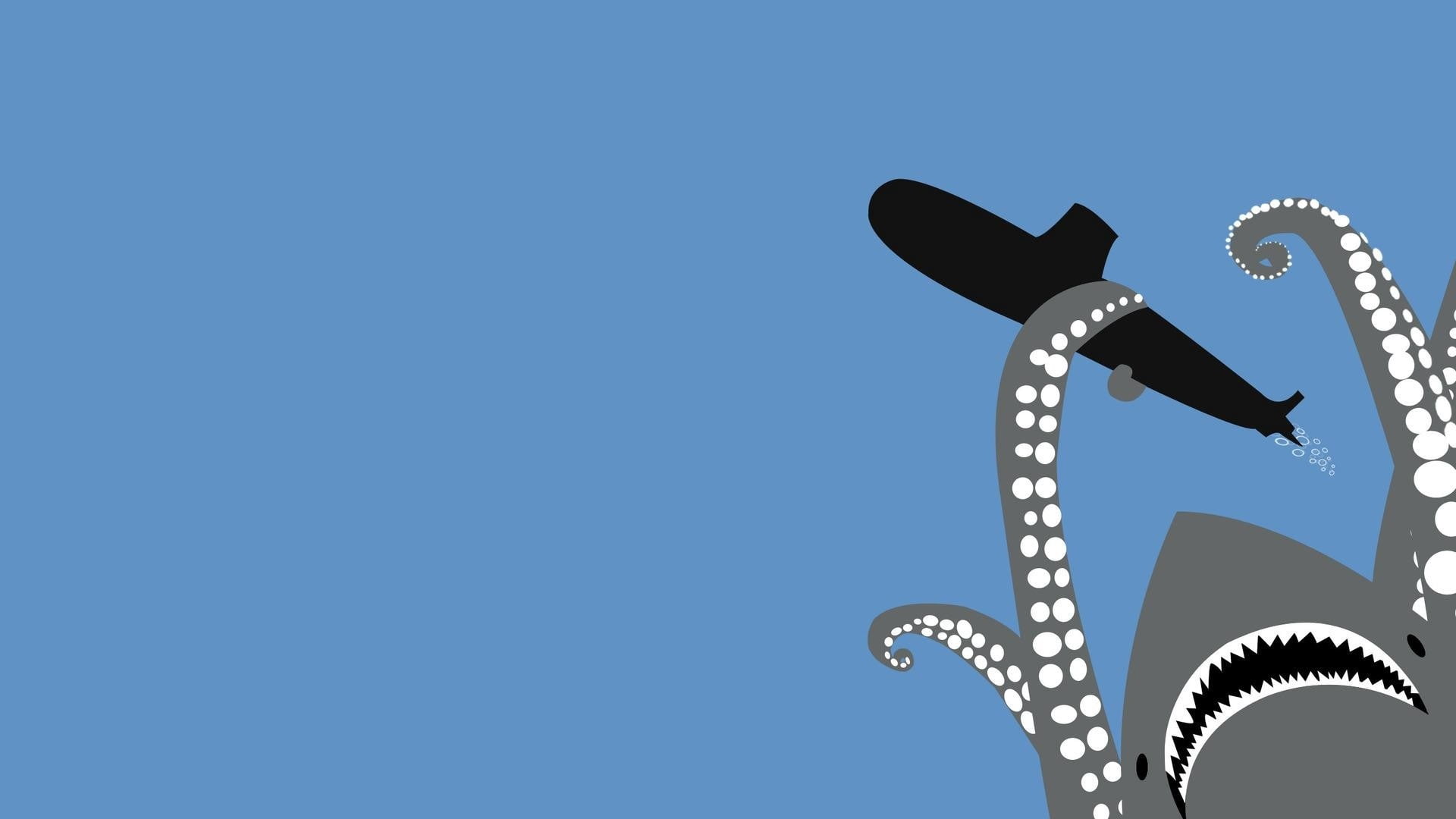 street, backgrounds, shark, sky, animal themes, silhouette, nature, kraken, vector, clip, illustration, arts culture and entertainment, outdoors, day, metal, HD Wallpaper