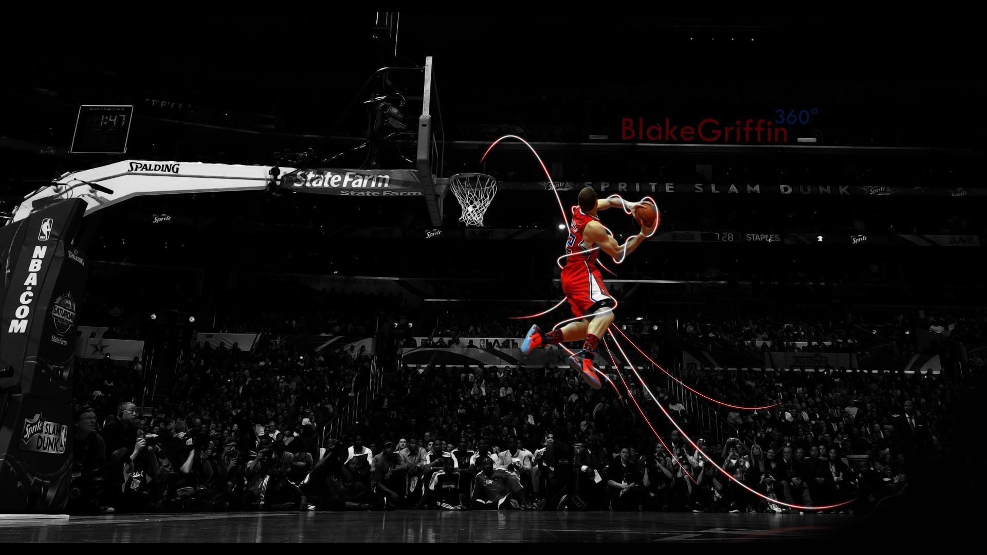los angeles clippers, 1080P, blake griffin, 1920x1080, NBA, BEST, sports, basketball, HD Wallpaper
