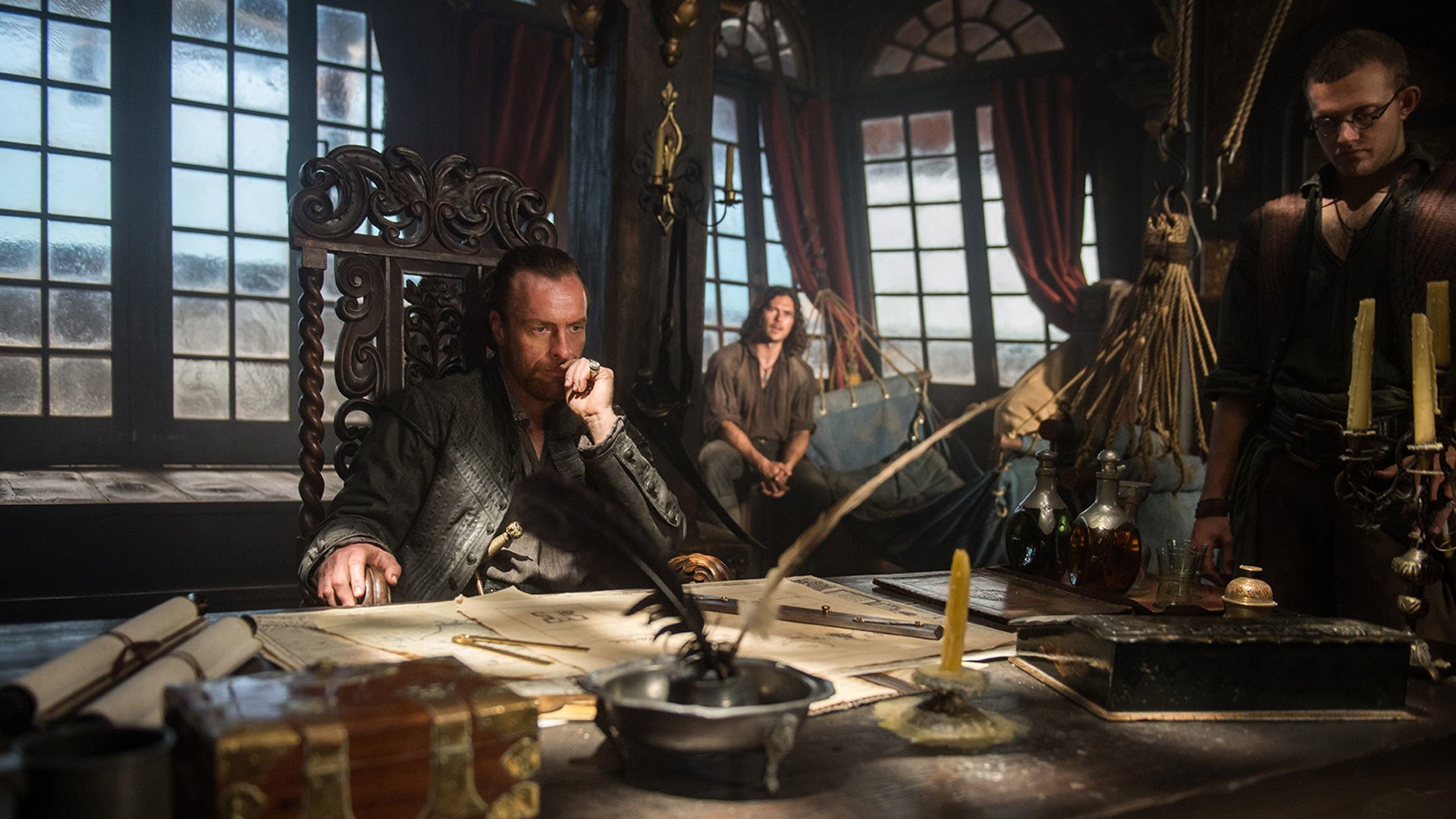 Toby Stephens, TV Show, Captain Flint (Black Sails), 1080P, Black Sails, HD Wallpaper