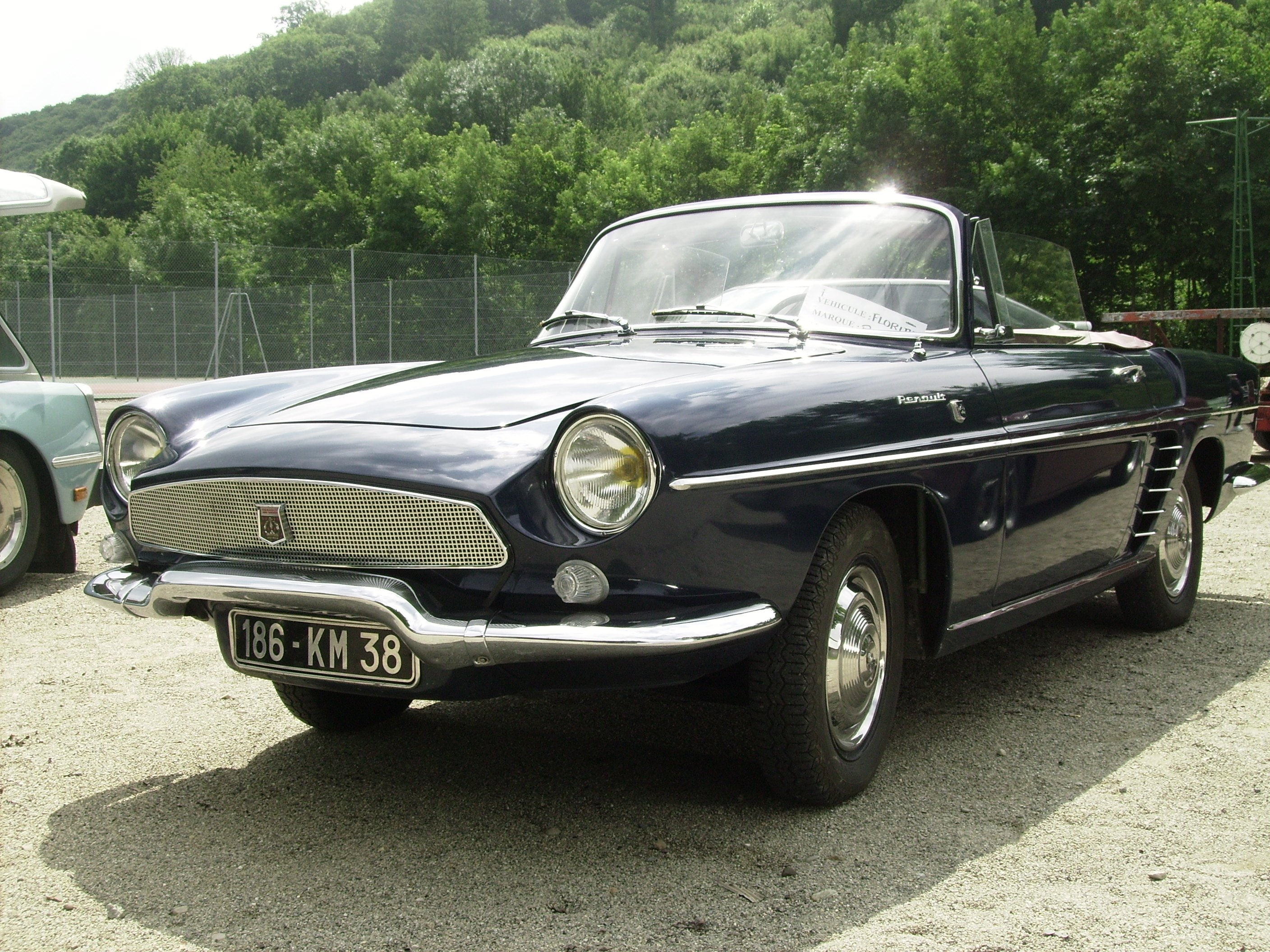 caravelle, 2K, floride, french, renault, cabriolet, convertible, cars, classic, HD Wallpaper