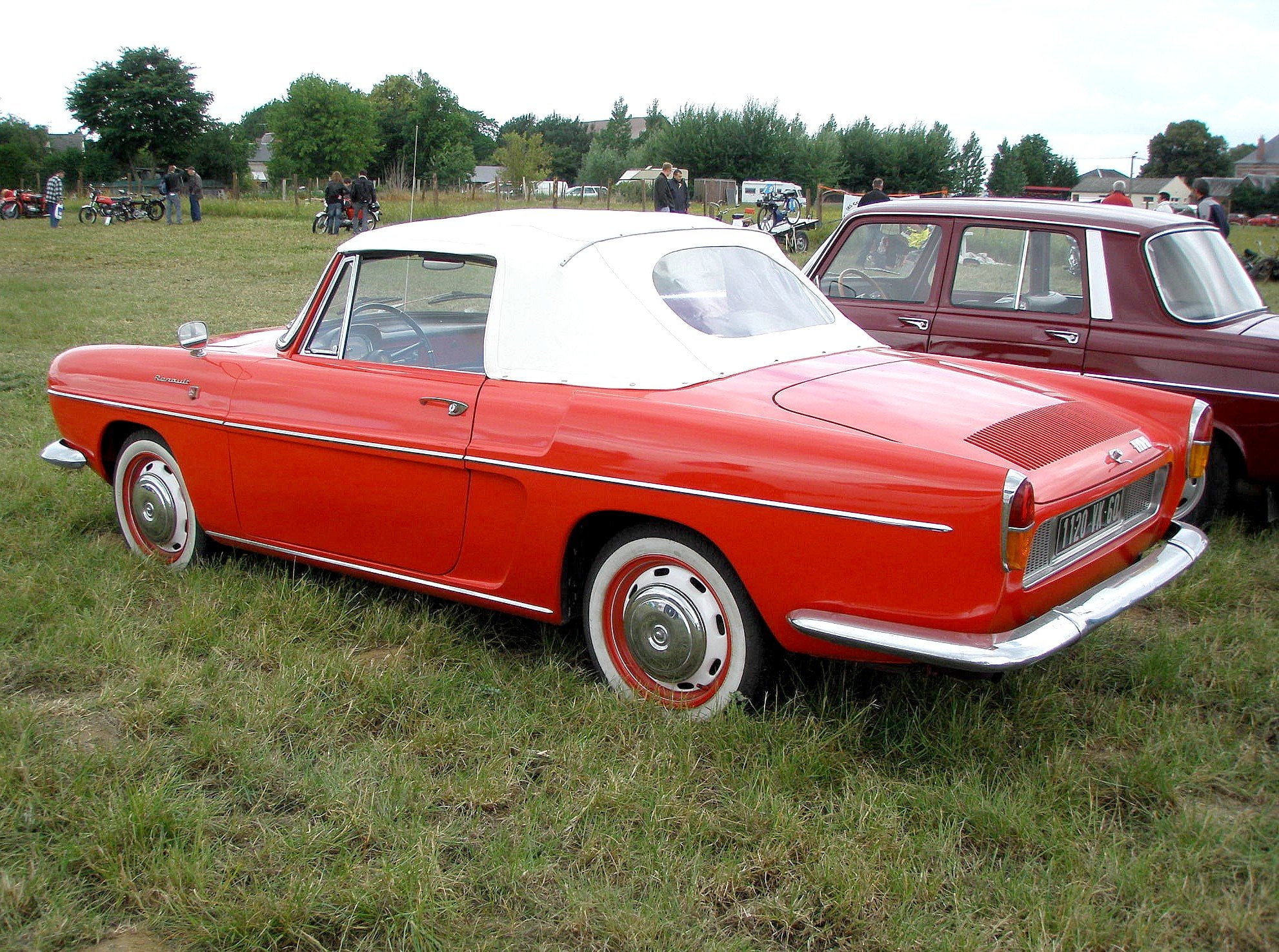 classic, floride, french, caravelle, convertible, renault, cars, 1080P, cabriolet, HD Wallpaper