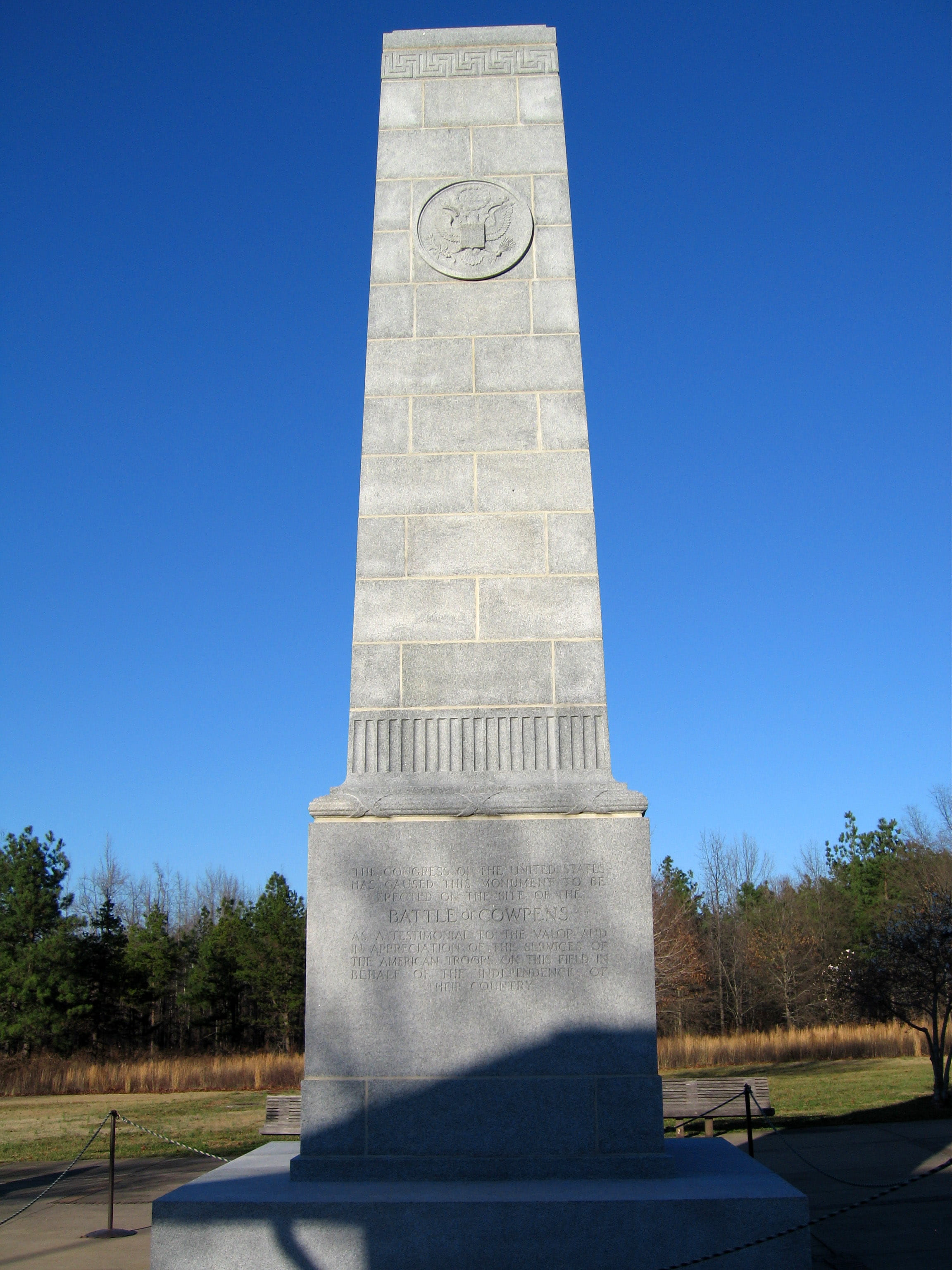 photos, day, architecture, american revolution, human representation, Monument, tree, cowpens, 2K, blue, public domain, travel destinations, travel, built structure, Phone HD Wallpaper