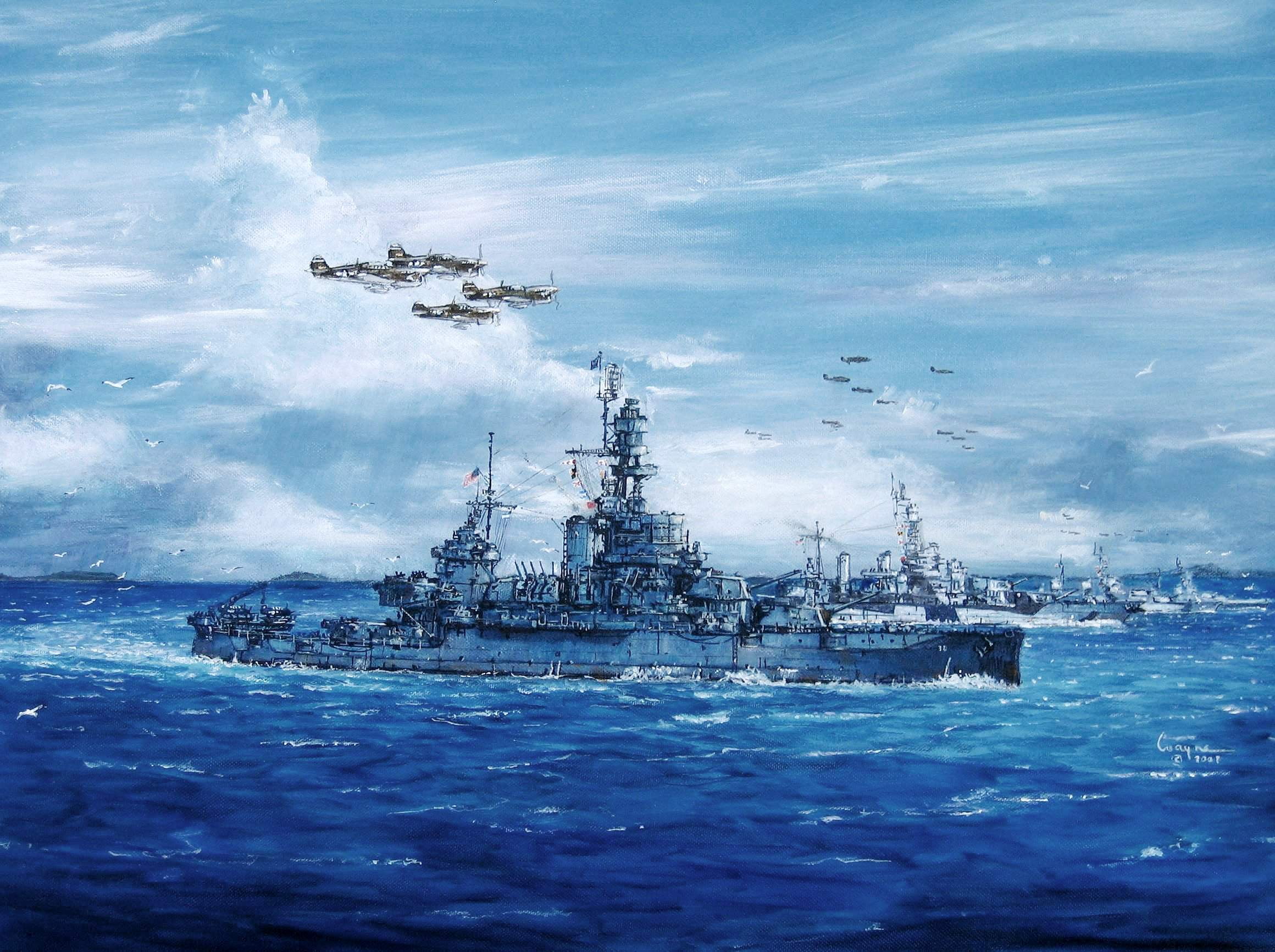 figure, transportation, military, American ship of the line, mode of transportation, nautical vessel, business, (BB-38), industry, sea, 1080P, battle, HD Wallpaper