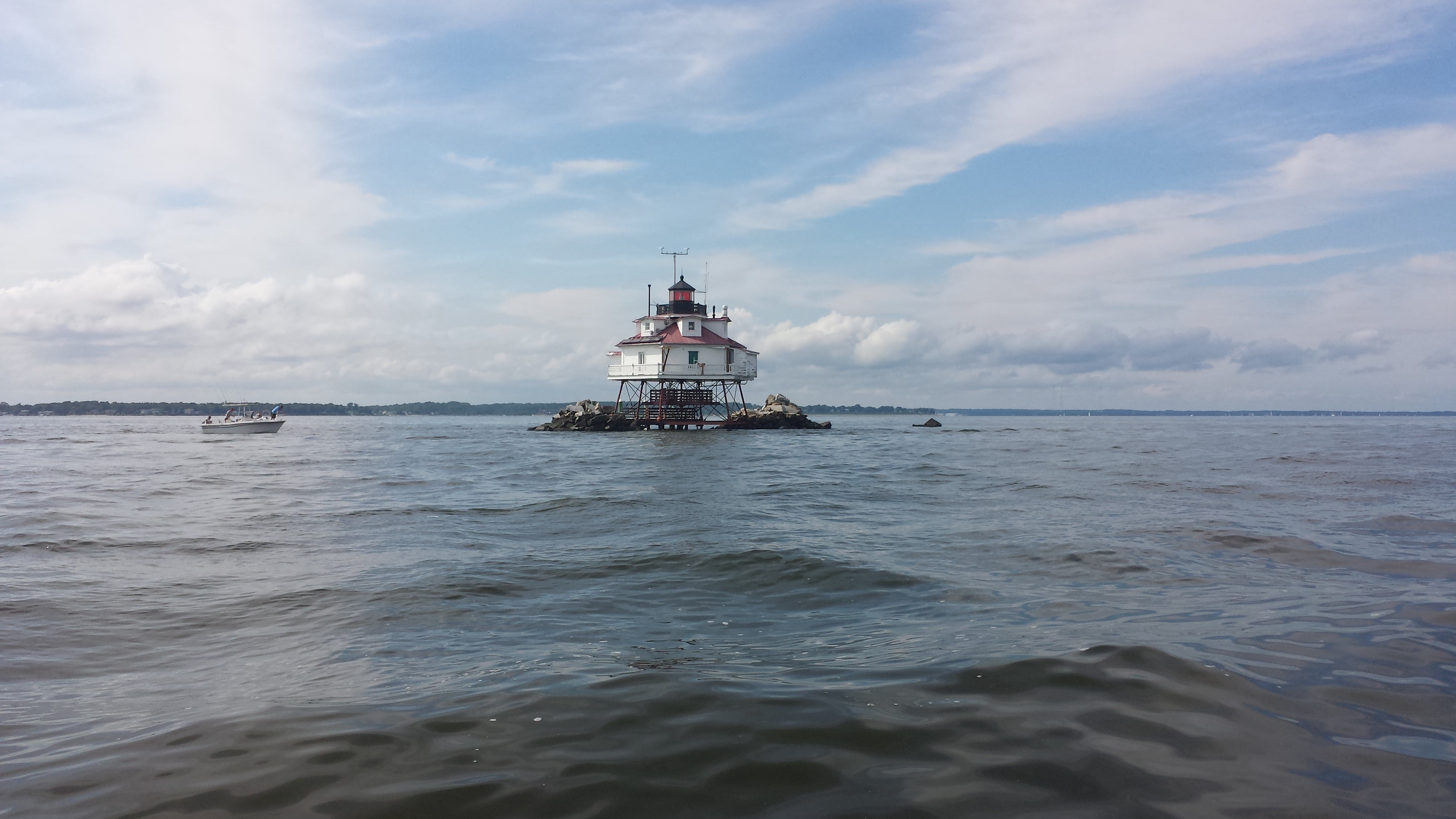 marine, outdoors, lighthouse, mode of transportation, day, sky, horizontal, nautical vessel, guidance, horizon over water, ship, scenics - nature, sea, HD Wallpaper