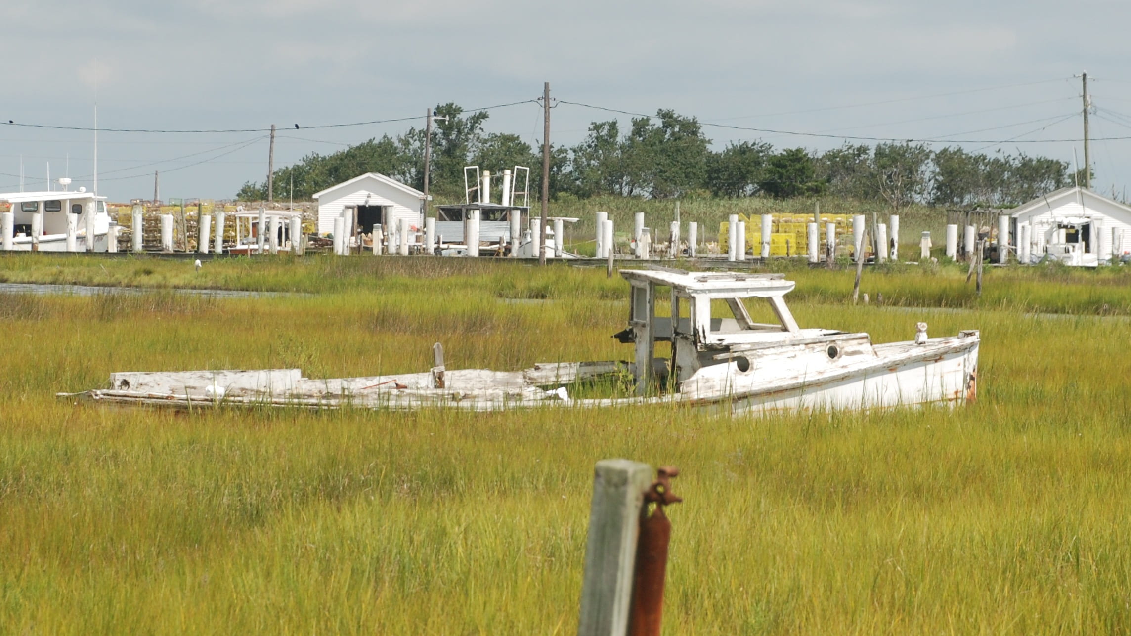 power supply, tangier island, moored, cable, land, nautical vessel, electricity pylon, nature, chesapeake, plant, virginia, transportation, no people, maritime, HD Wallpaper